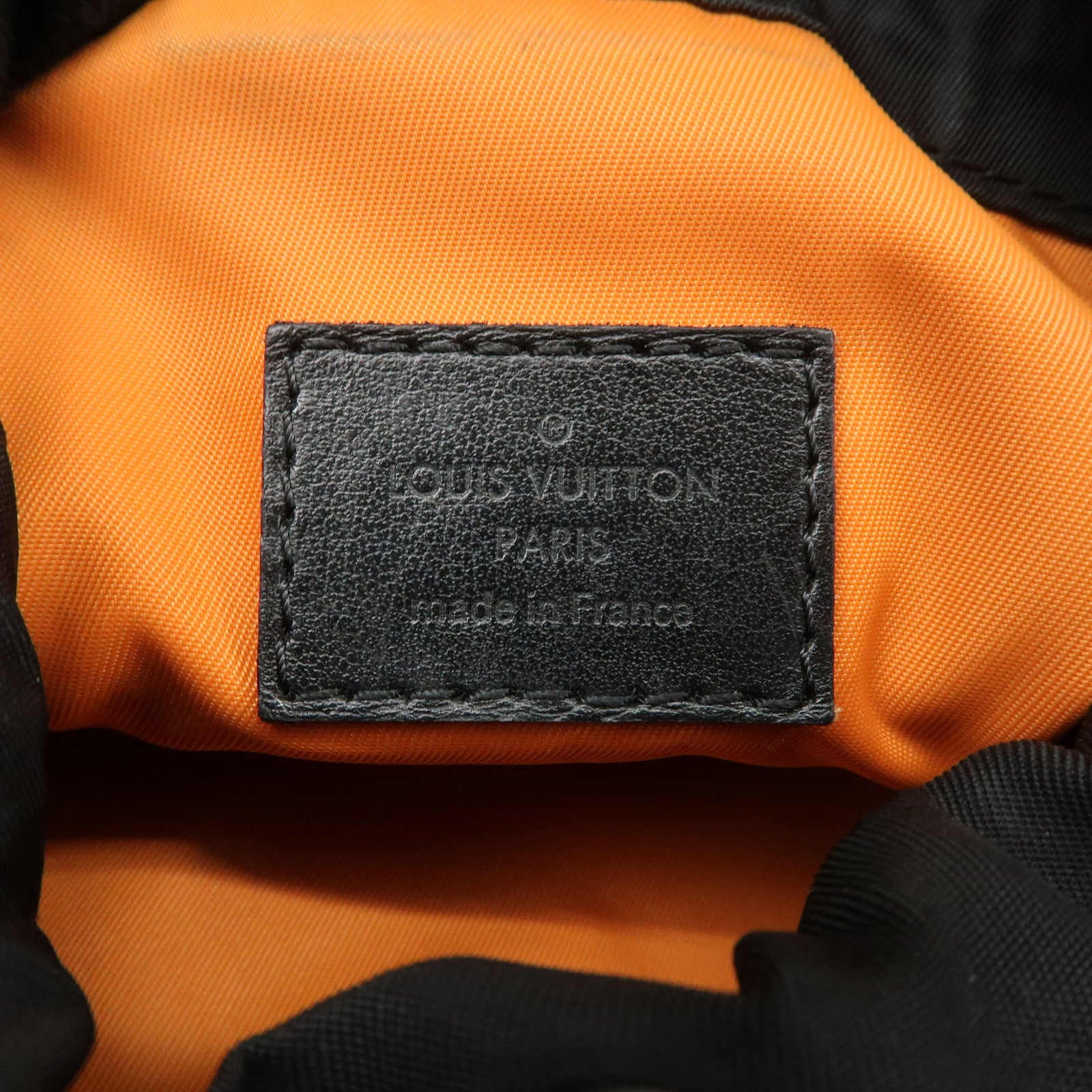 Louis Vuitton Monogram Shadow Chalk Leather Sling Bag Noir M44633 Used