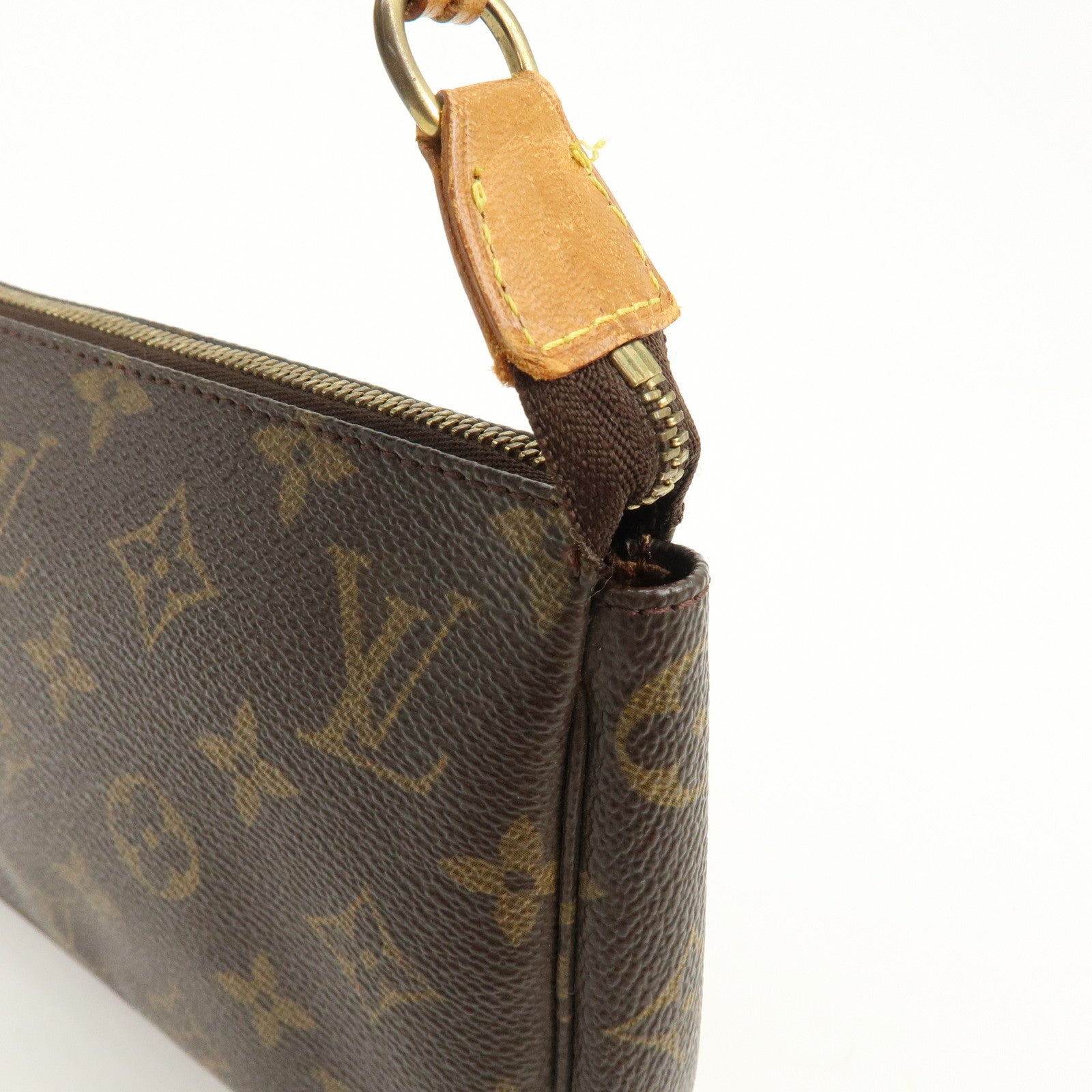 Louis Vuitton Monogram Pochette Accessoires Pouch Hand Bag M51980