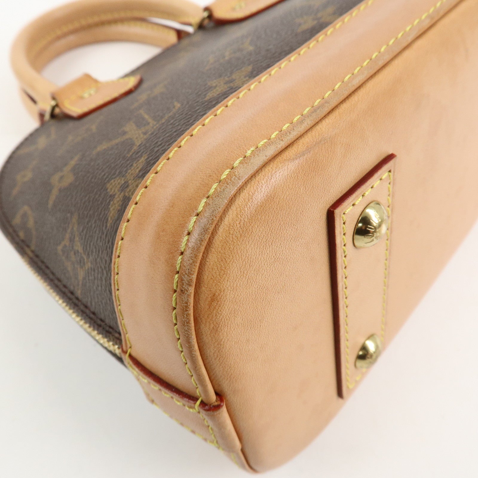 Louis Vuitton Monogram Alma BB 2Way Bag Hand Bag M53152
