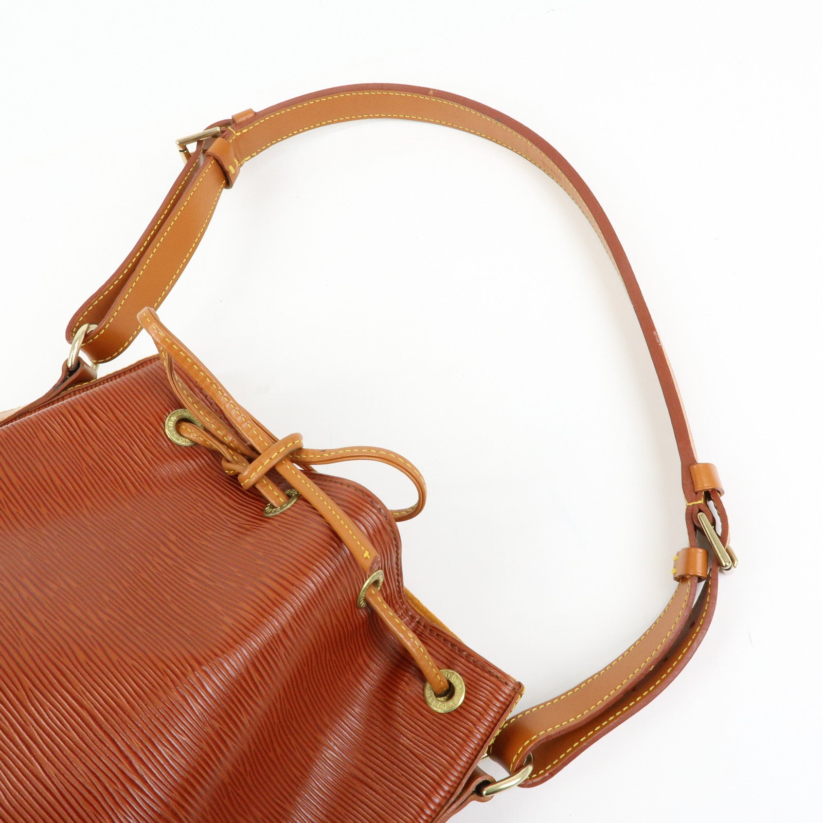 Louis Vuitton Epi Noe Bi-Color Shoulder Bag Kenya Brown M44028