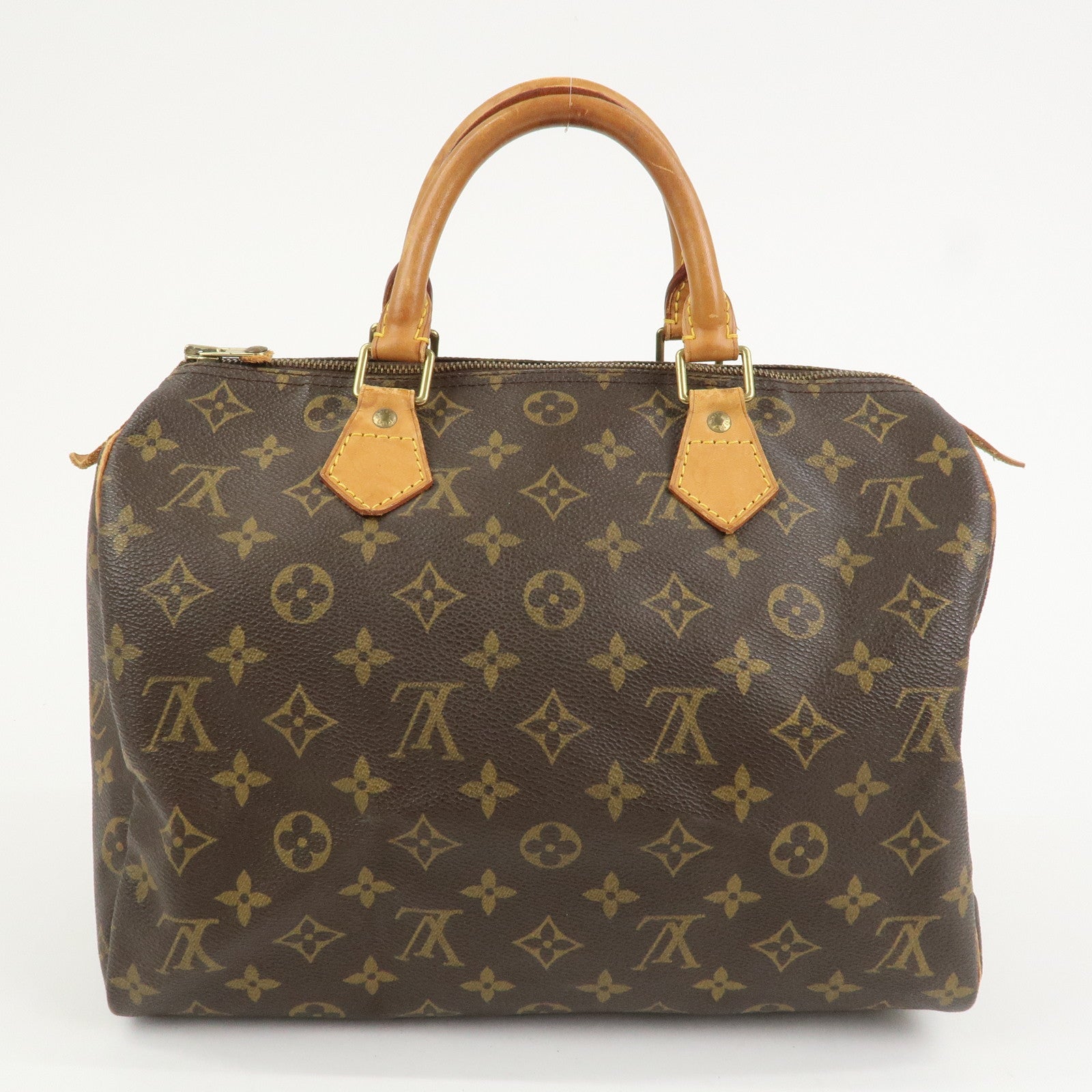 Louis Vuitton Monogram Speedy 30 Boston Bag Hand Bag Brown M41526