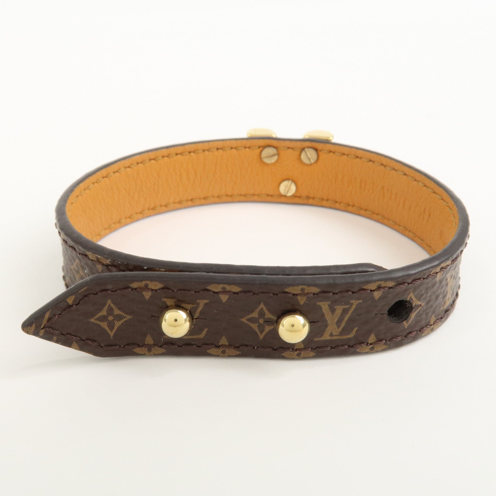 Louis Vuitton Monogram Essential V Bracelet Brown M6042