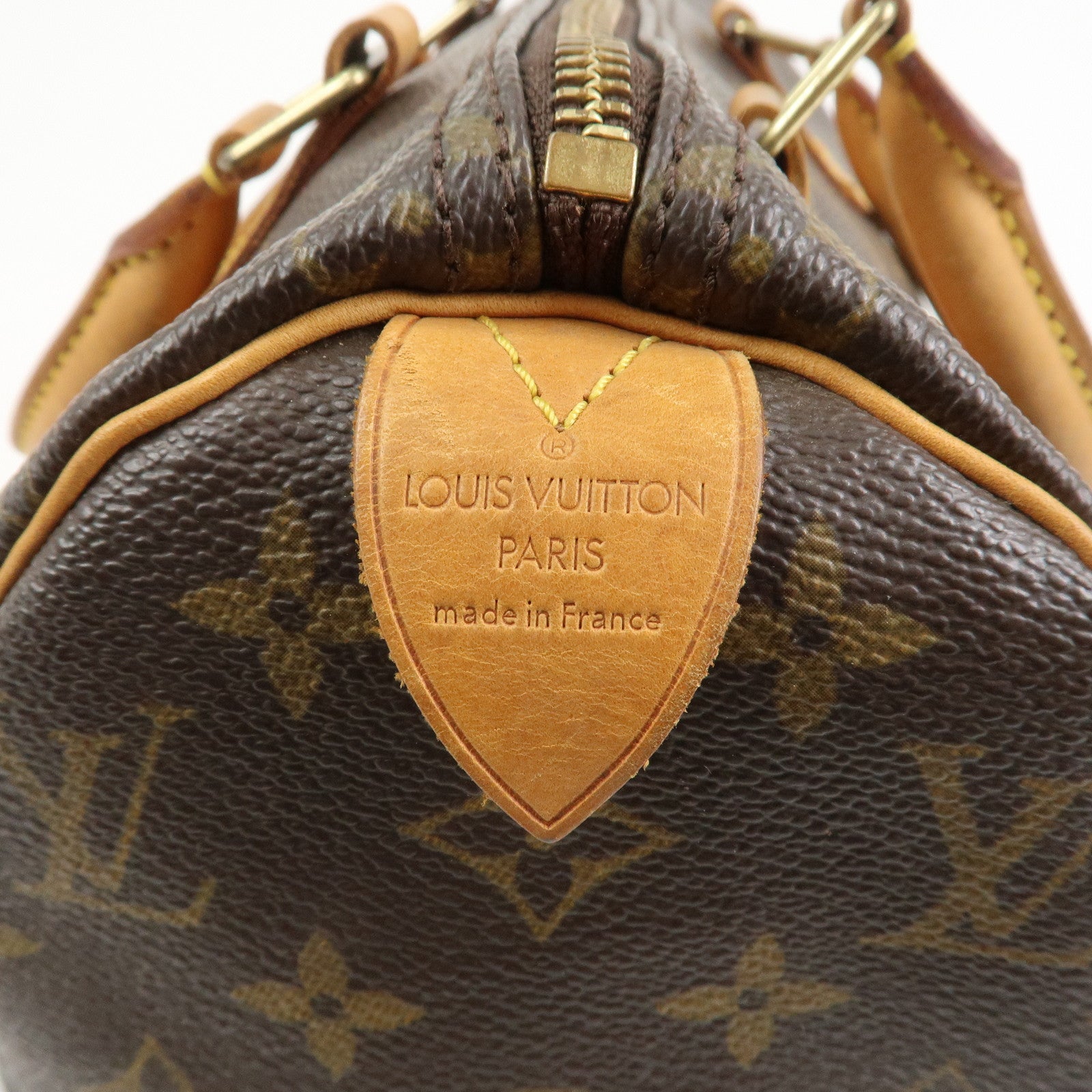 Louis Vuitton Monogram Speedy 25 Boston Bag Hand Bag Brown M41528