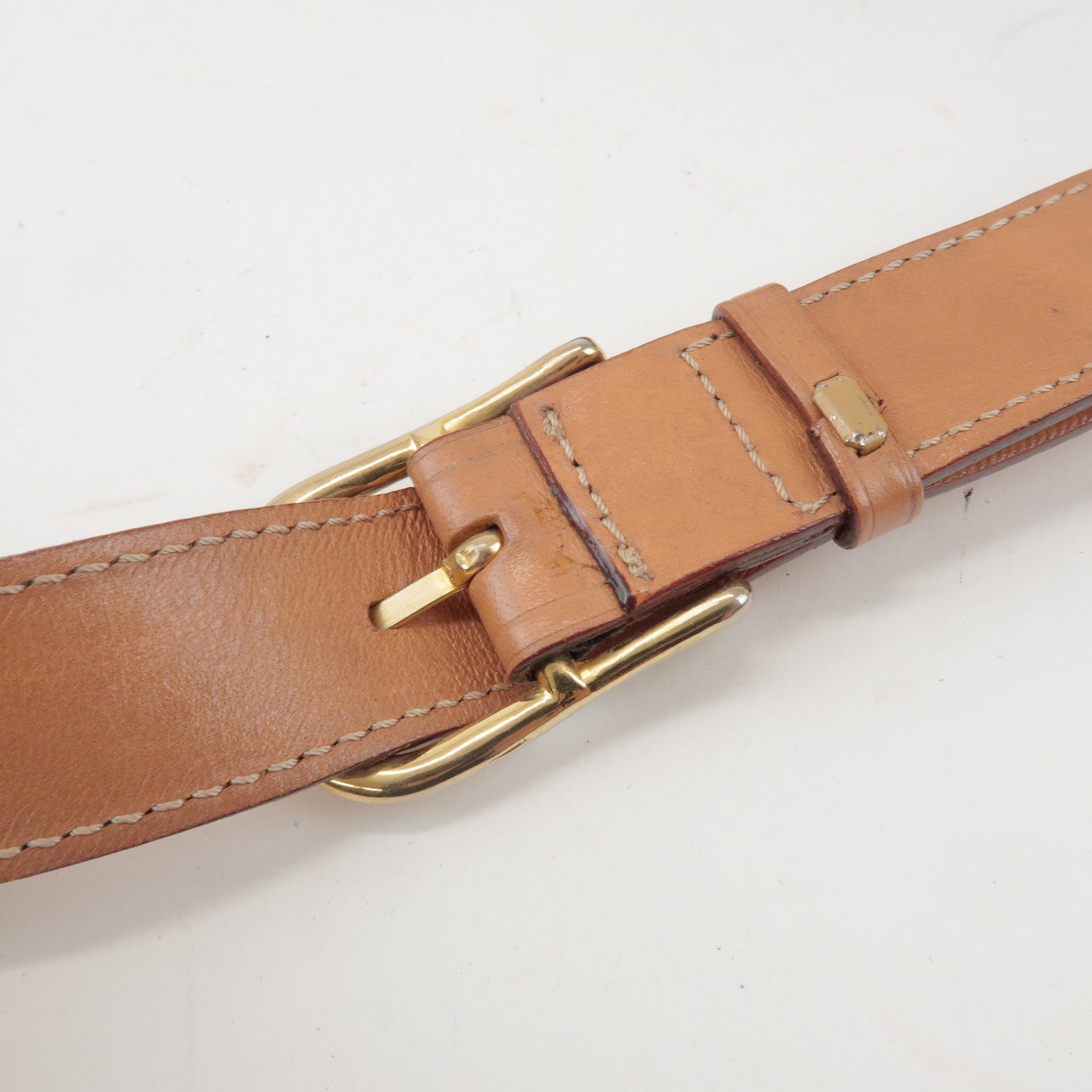 CELINE Macadam PVC Leather Shoulder Bag Crossbody Bag Brown