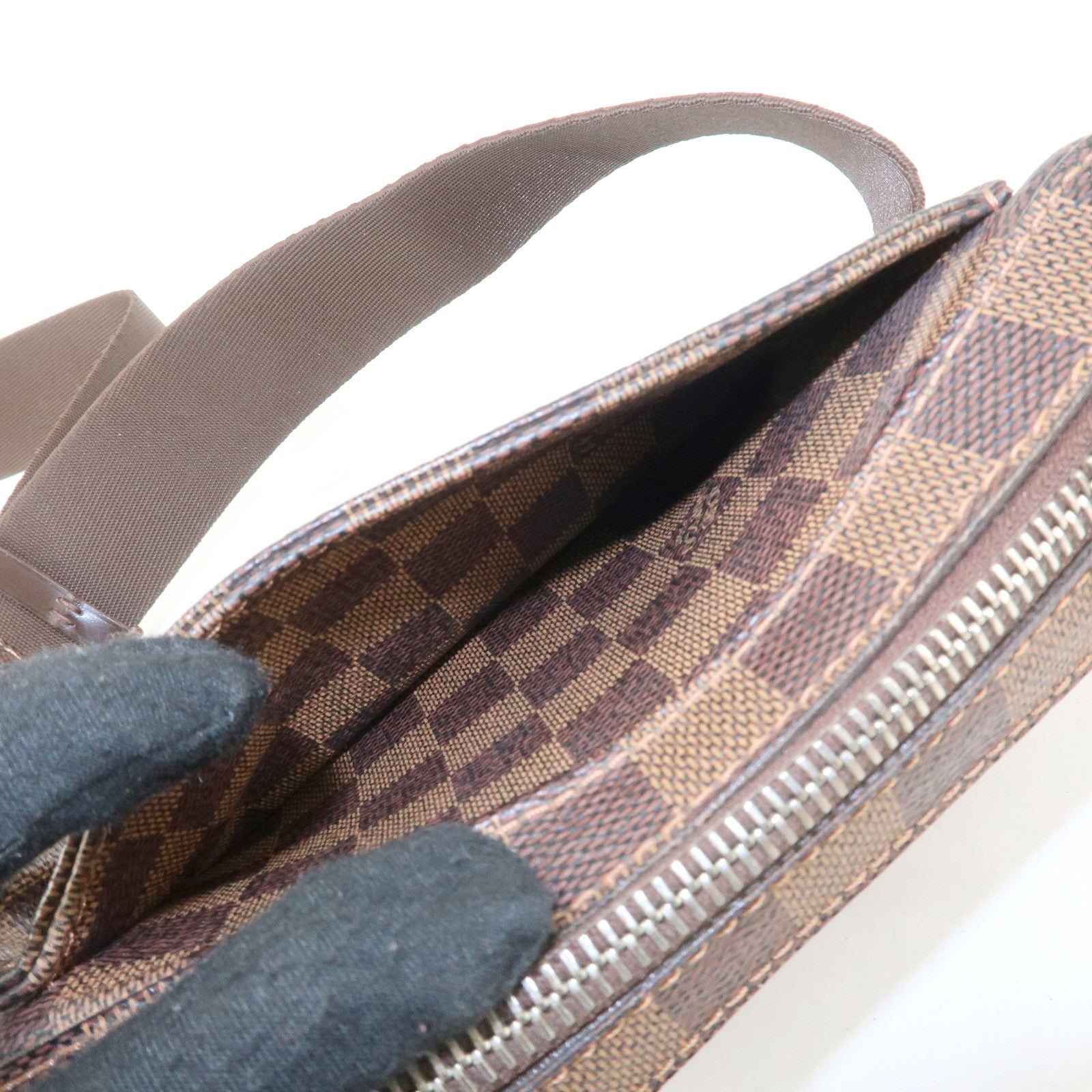 Louis Vuitton Damier Ebene Geronimos Crossbody Waist Bag Brown N51994