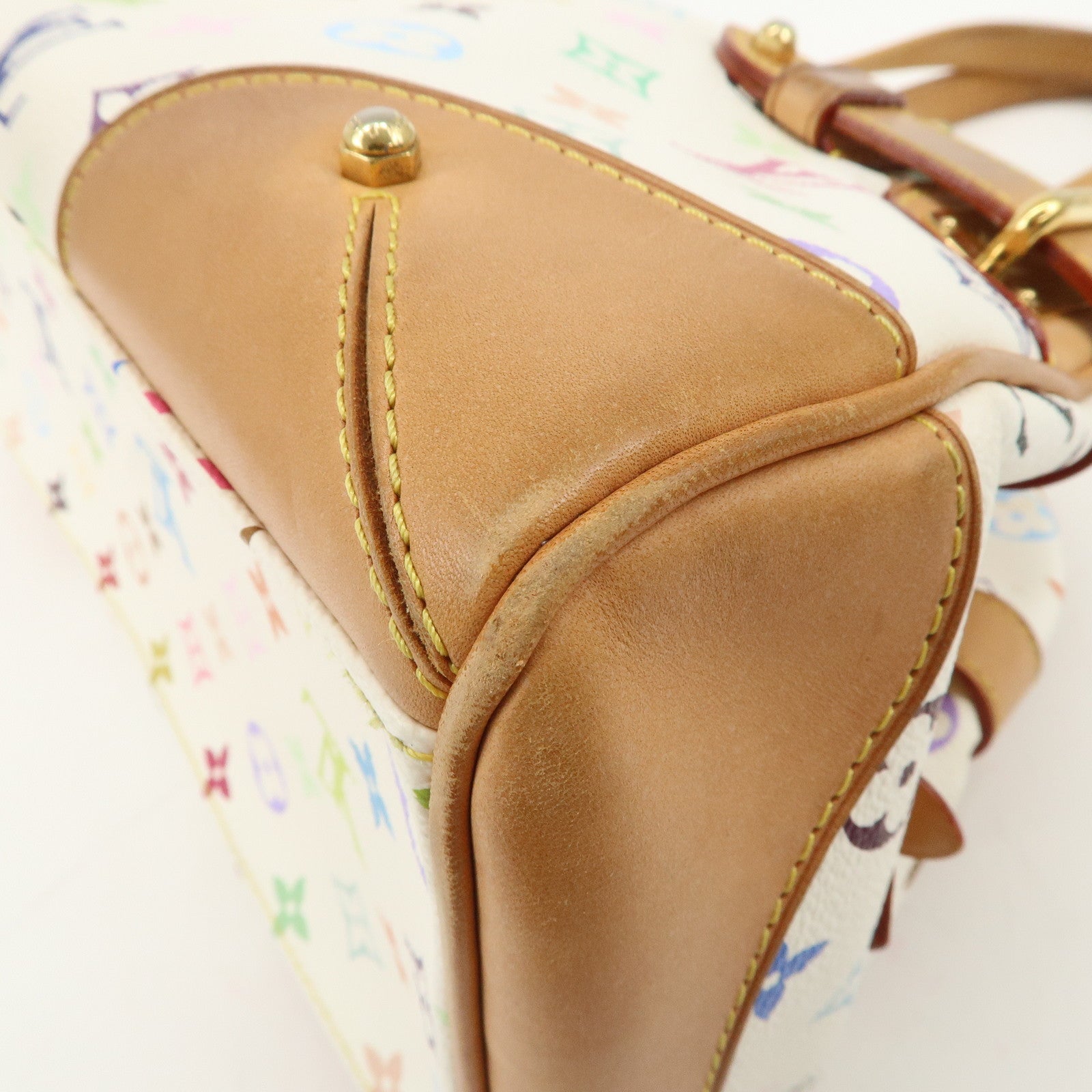 Louis Vuitton Monogram Multicolor Claudia Hand Bag Blanc M40193