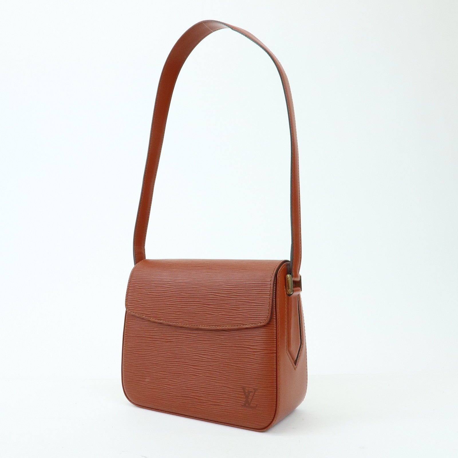 Louis Vuitton Epi Leather Buci Shoulder Bag Kenya Brown M52203