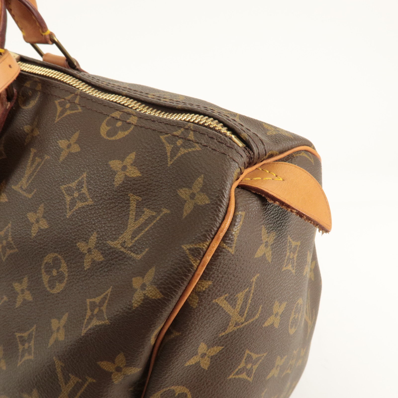 Louis Vuitton Monogram Keep All 45 Boston Bag Brown M41428