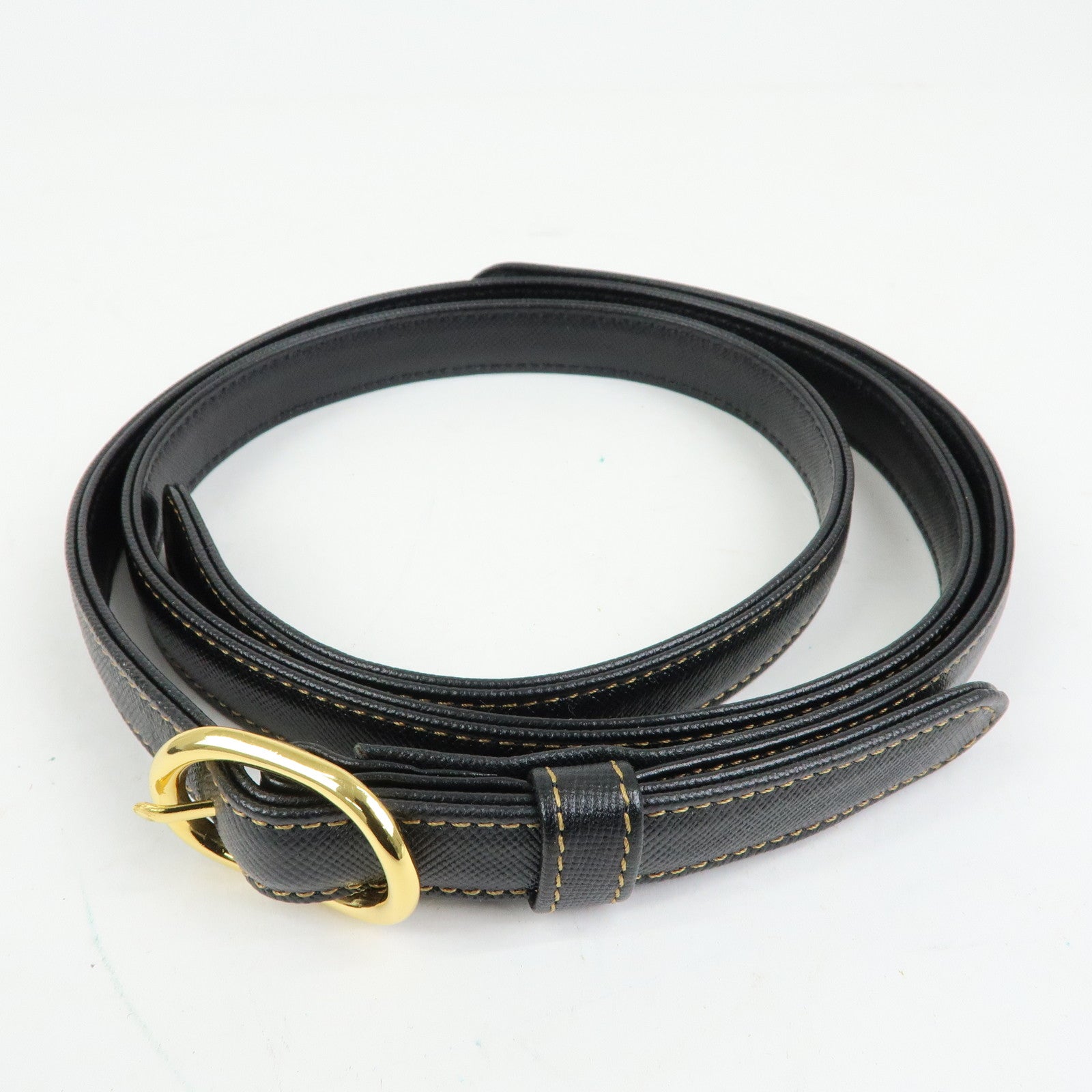 VALENTINO Leather 2Way Bag Hand Bag Shoulder Bag Black