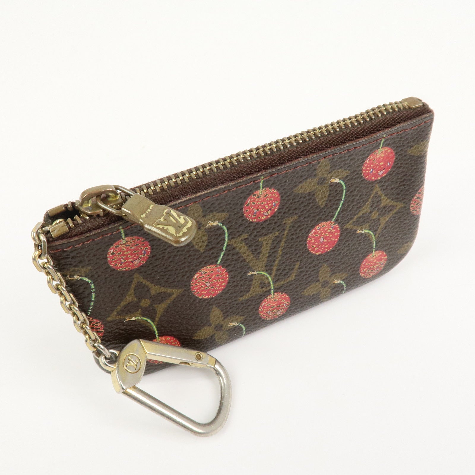Louis Vuitton Monogram Cherry Pochette Cles Coin Case M95042