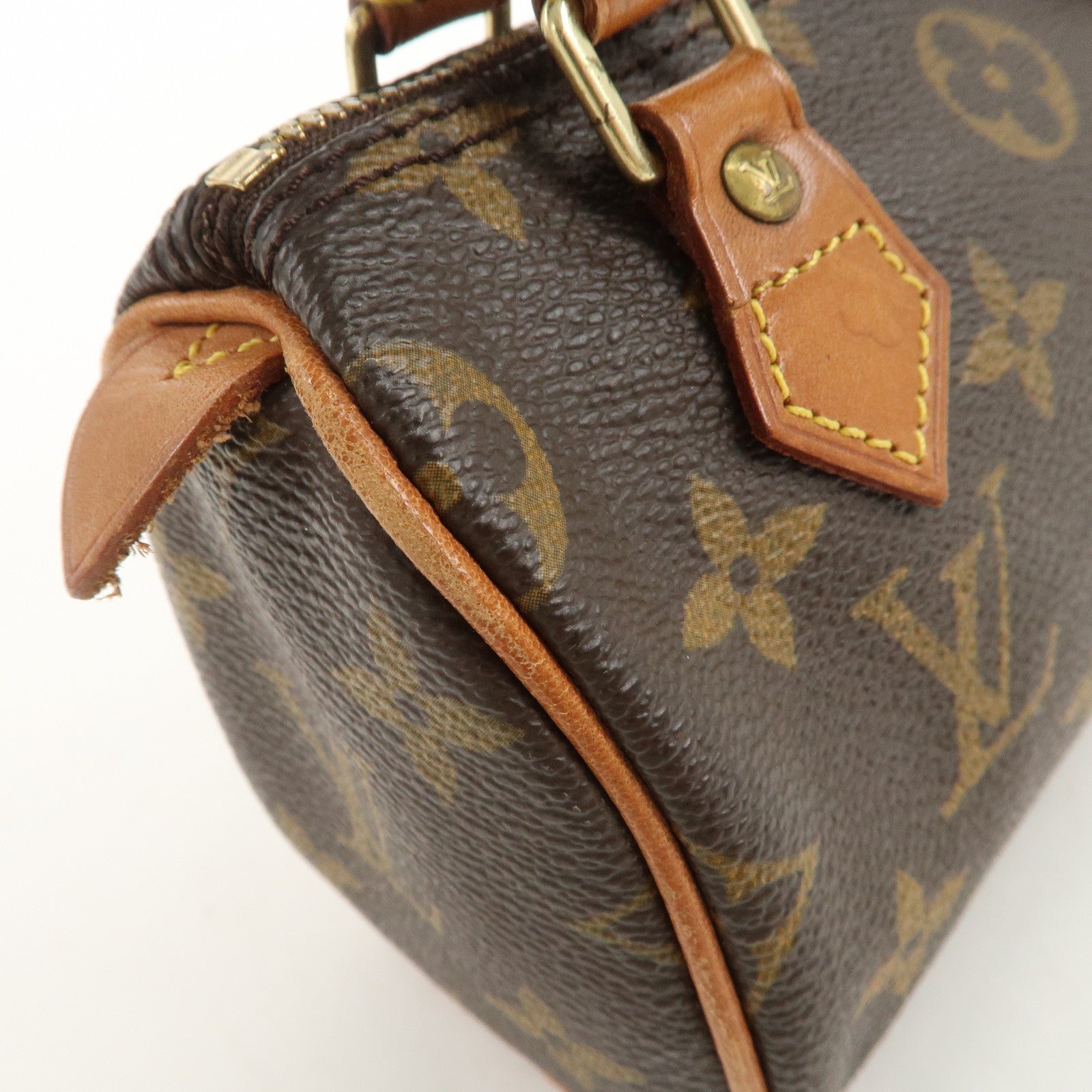 Louis Vuitton Monogram Mini Speedy Hand Bag M41534 Used