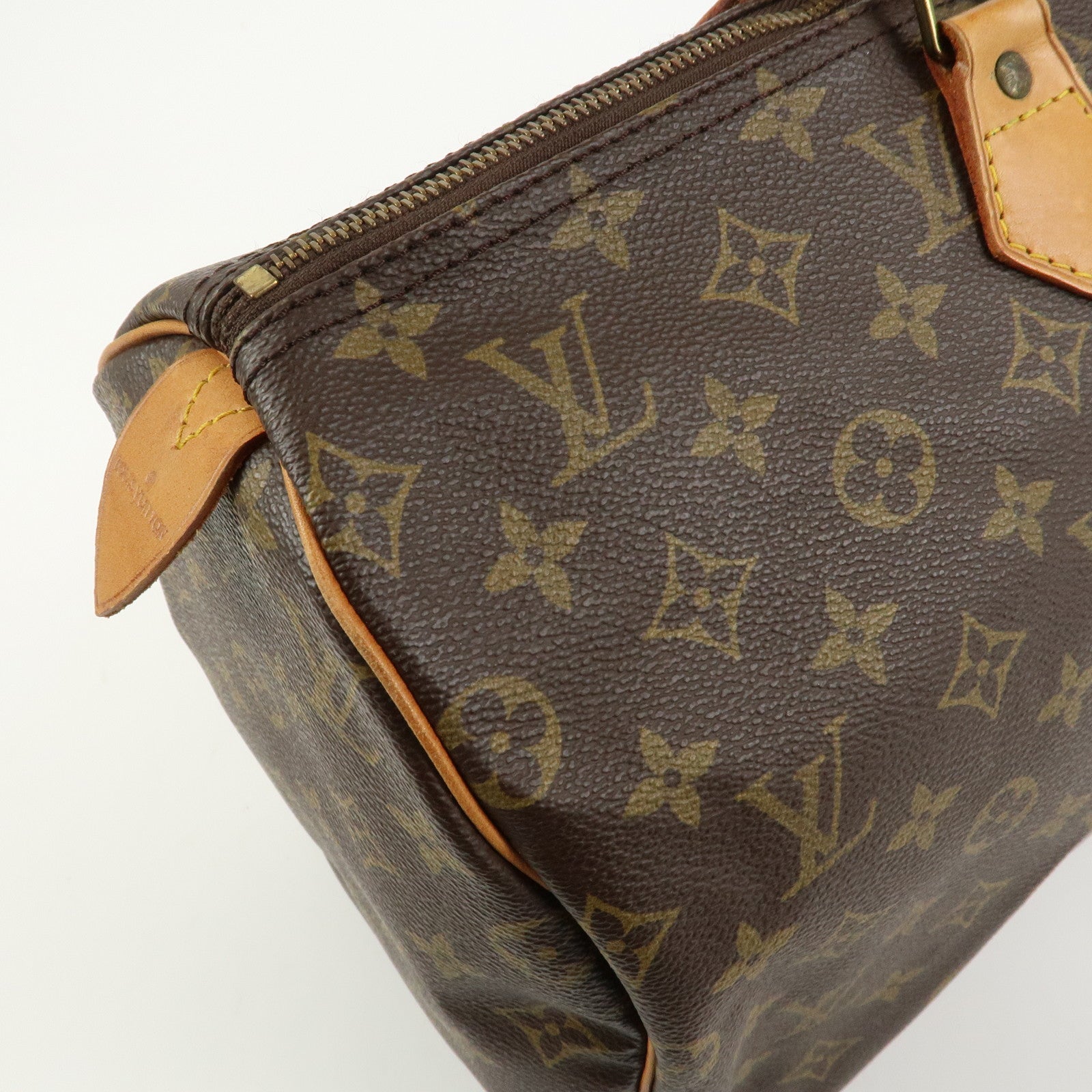 Louis Vuitton Monogram Speedy 40 Hand Bag Boston Bag Brown M41522