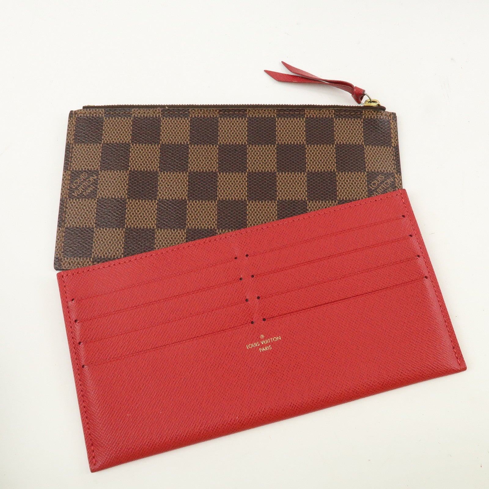 Louis Vuitton Damier Pochette Felicie Shoulder Bag Brown N40492 Used