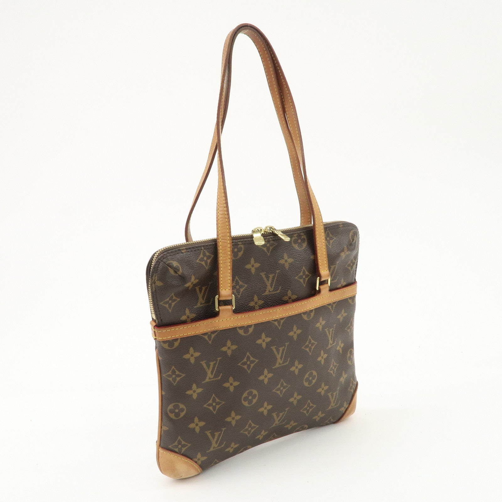 Louis Vuitton Monogram Coussin GM Hand Bag Shoulder Bag Brown M51141 Used
