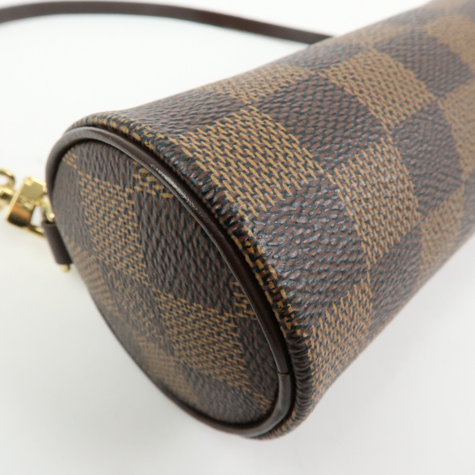 Louis Vuitton Damier Ebene Mini Pouch for Papillon Bag Brown