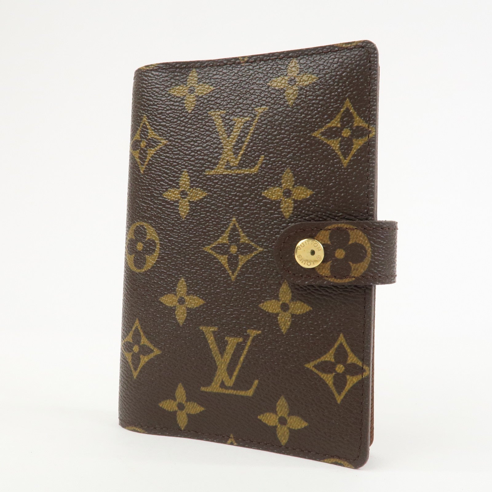 Louis Vuitton Monogram Agenda PM Planner Cover Brown R20005