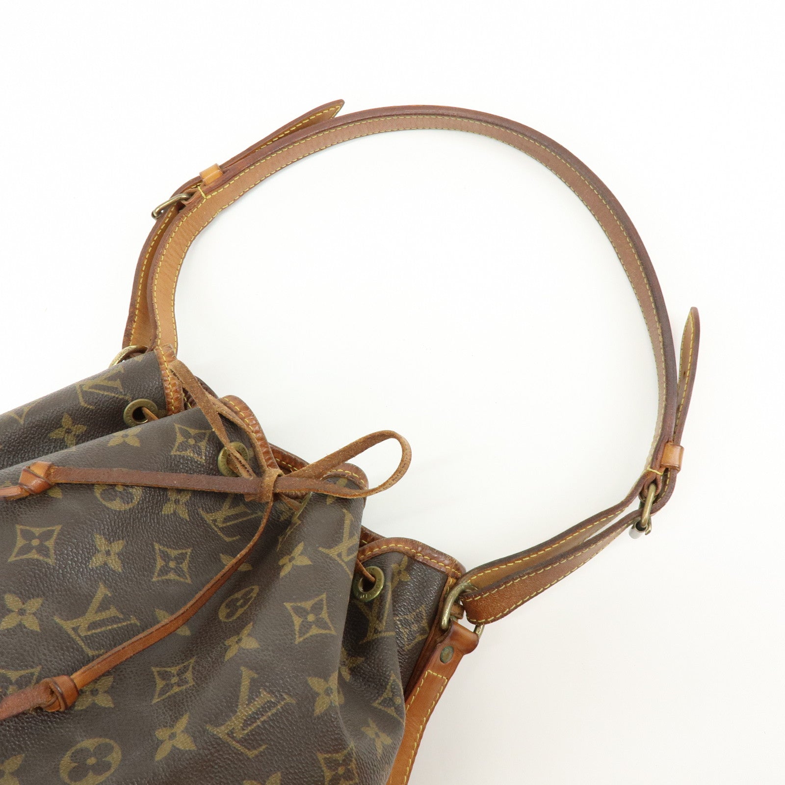 Louis Vuitton Monogram Petit Noe Shoulder Bag Brown M42226
