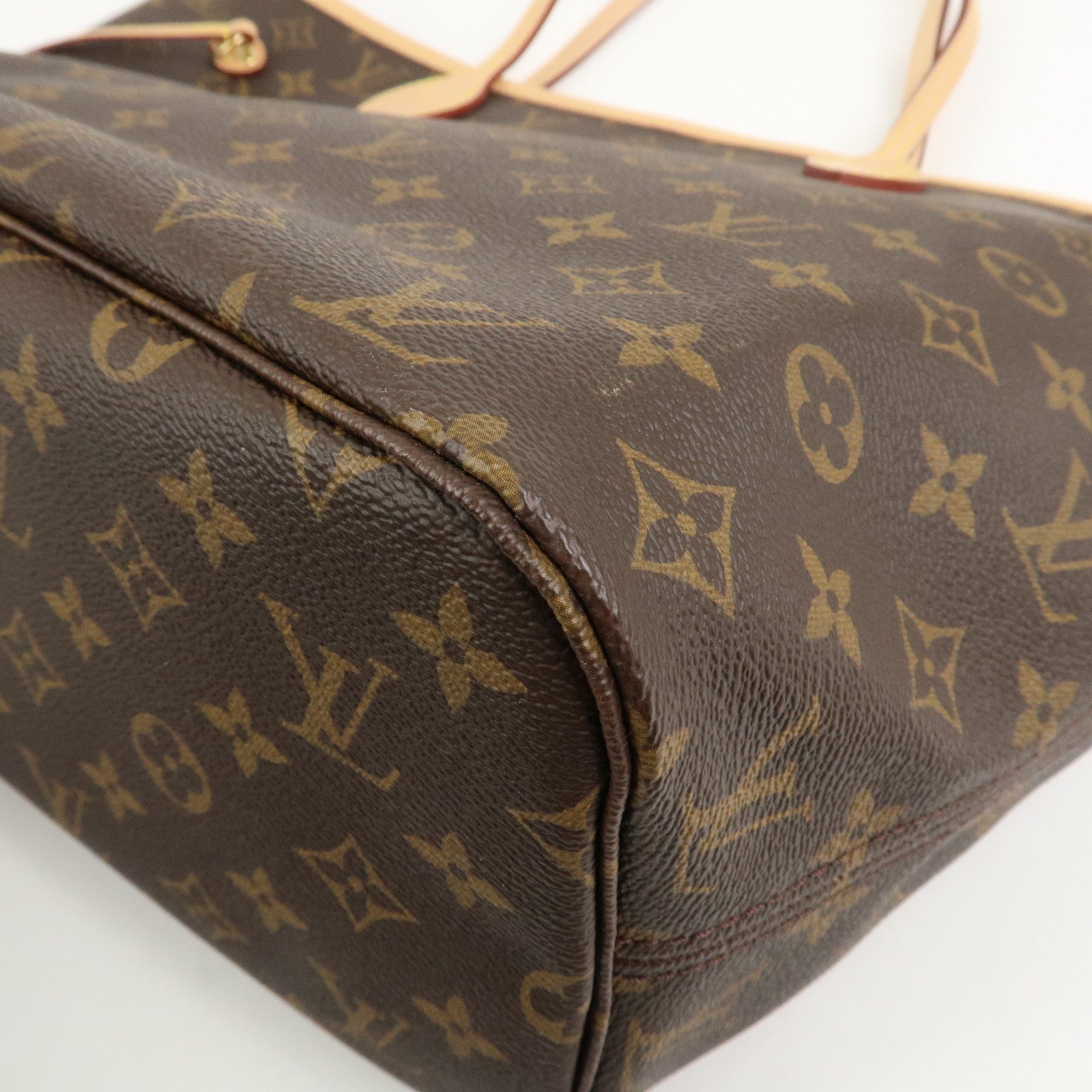 Louis Vuitton Monogram Neverfull MM Tote Bag Brown M40996