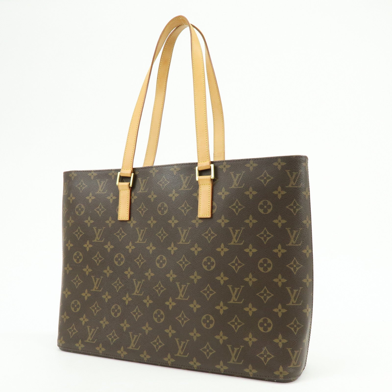 Louis Vuitton Monogram Luco Tote Bag Shoulder Bag Brown M51155