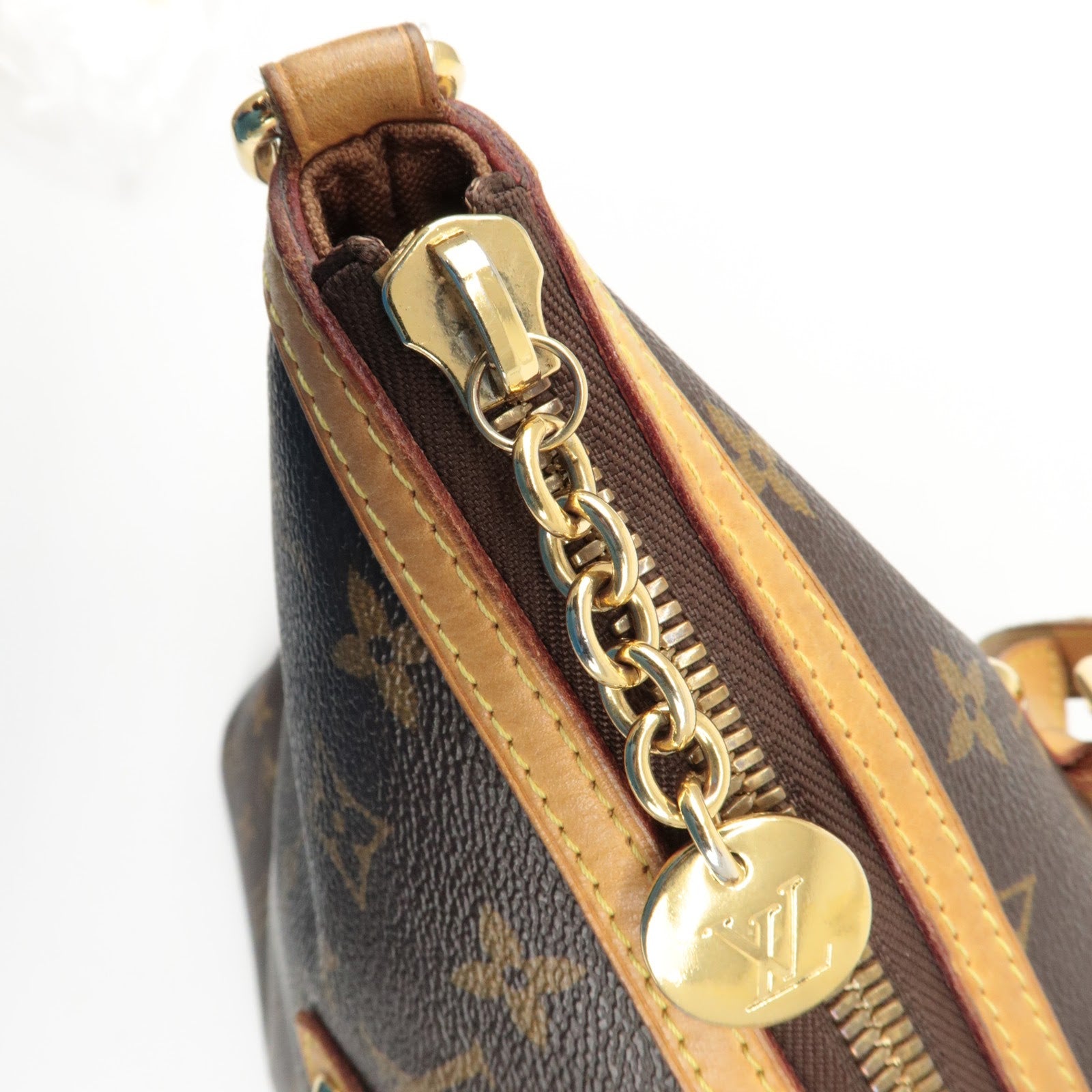Louis Vuitton Monogram Palermo GM 2Way Hand Bag Brown M40146 Used