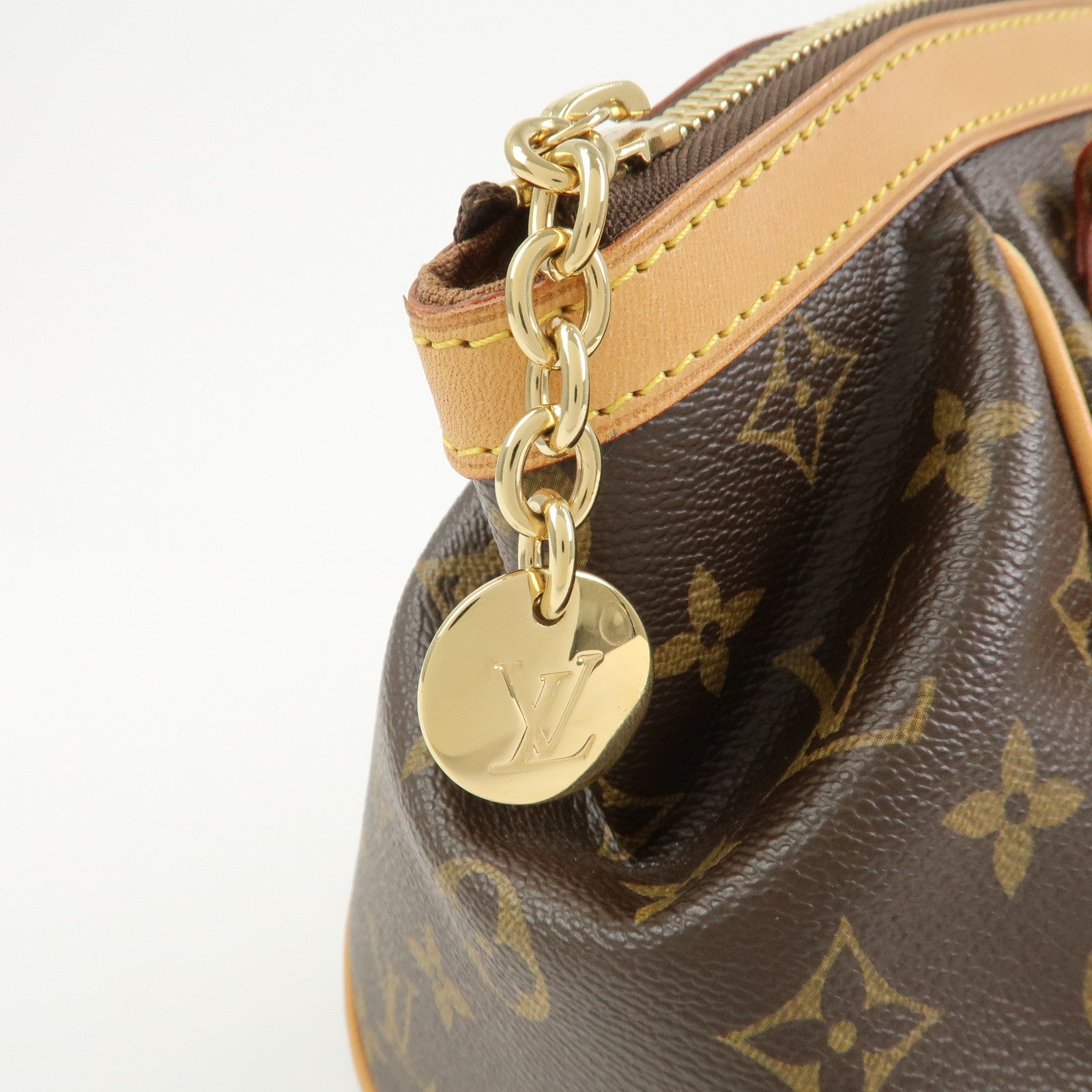 Louis Vuitton Monogram Tivoli PM Hand Bag Shoulder Bag Brown M40143