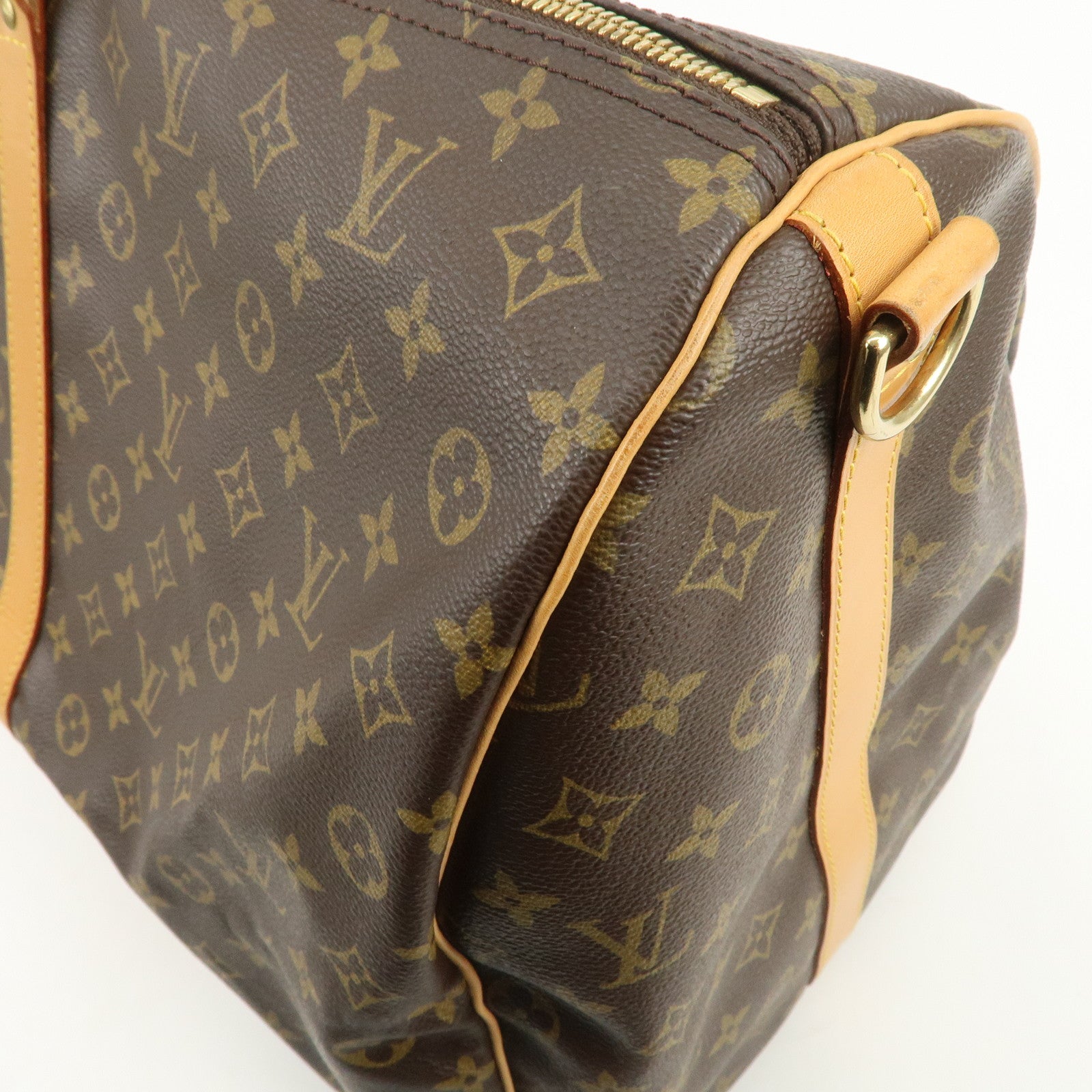 Louis Vuitton Monogram Keep All Bandouliere 60 Boston Bag M41412