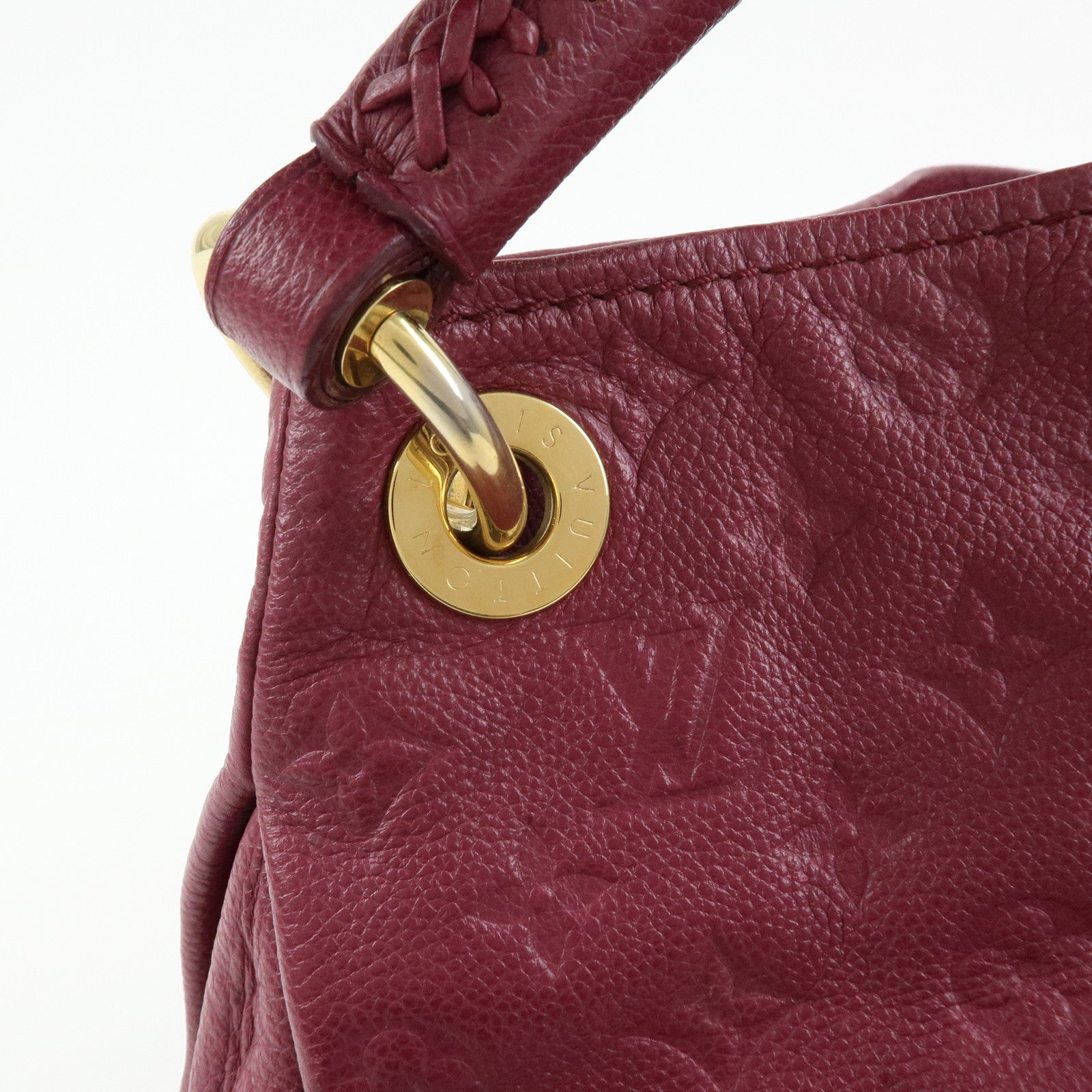 Louis Vuitton Monogram Empreinte Empreinte Leather MM Aurore M94047