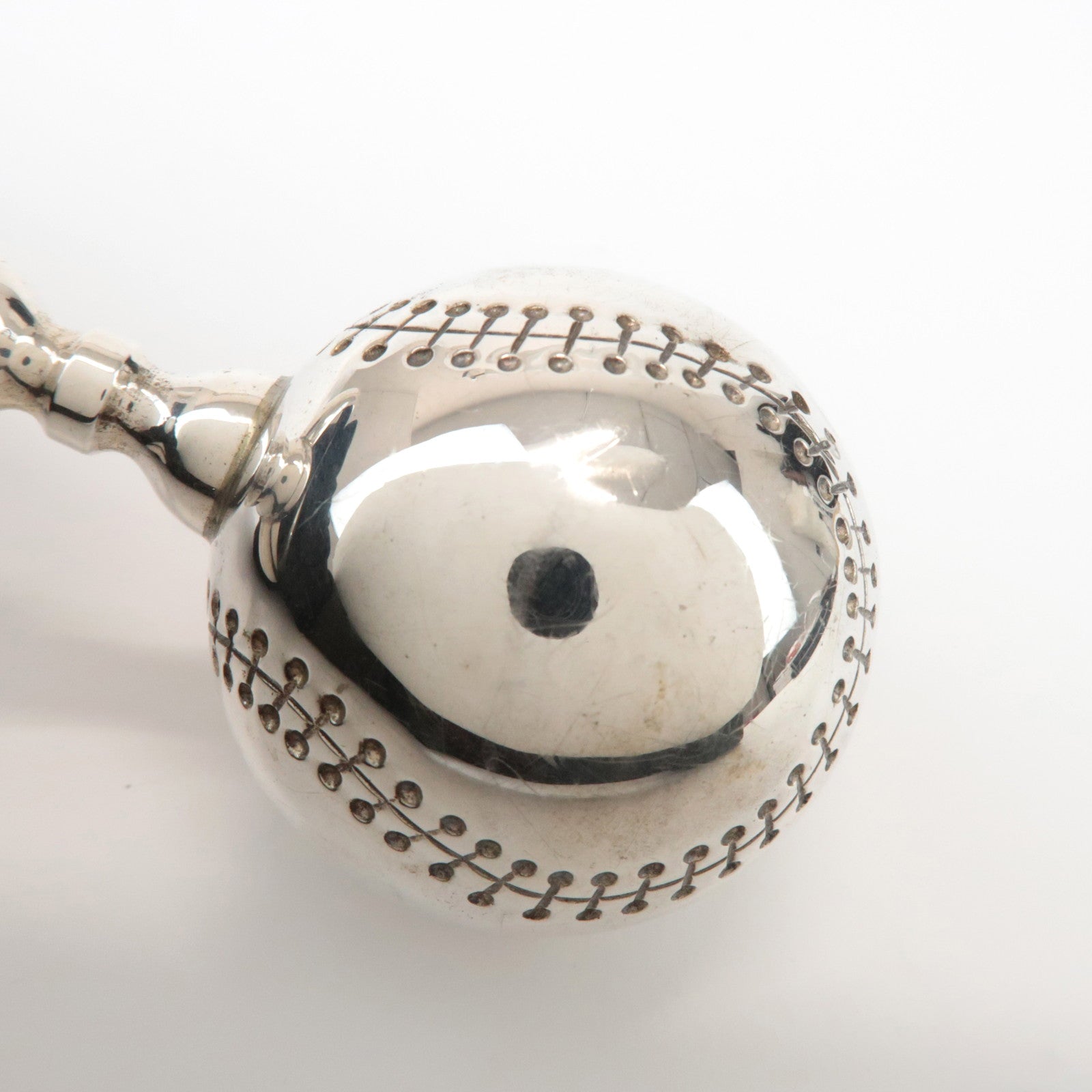 Tiffany & Co SV925 Baseball Rattle Silver