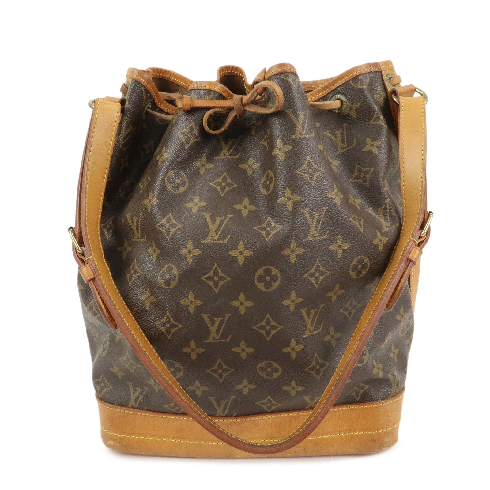 Louis Vuitton Monogram Noe Shoulder Bag Hand Bag Brown M42224