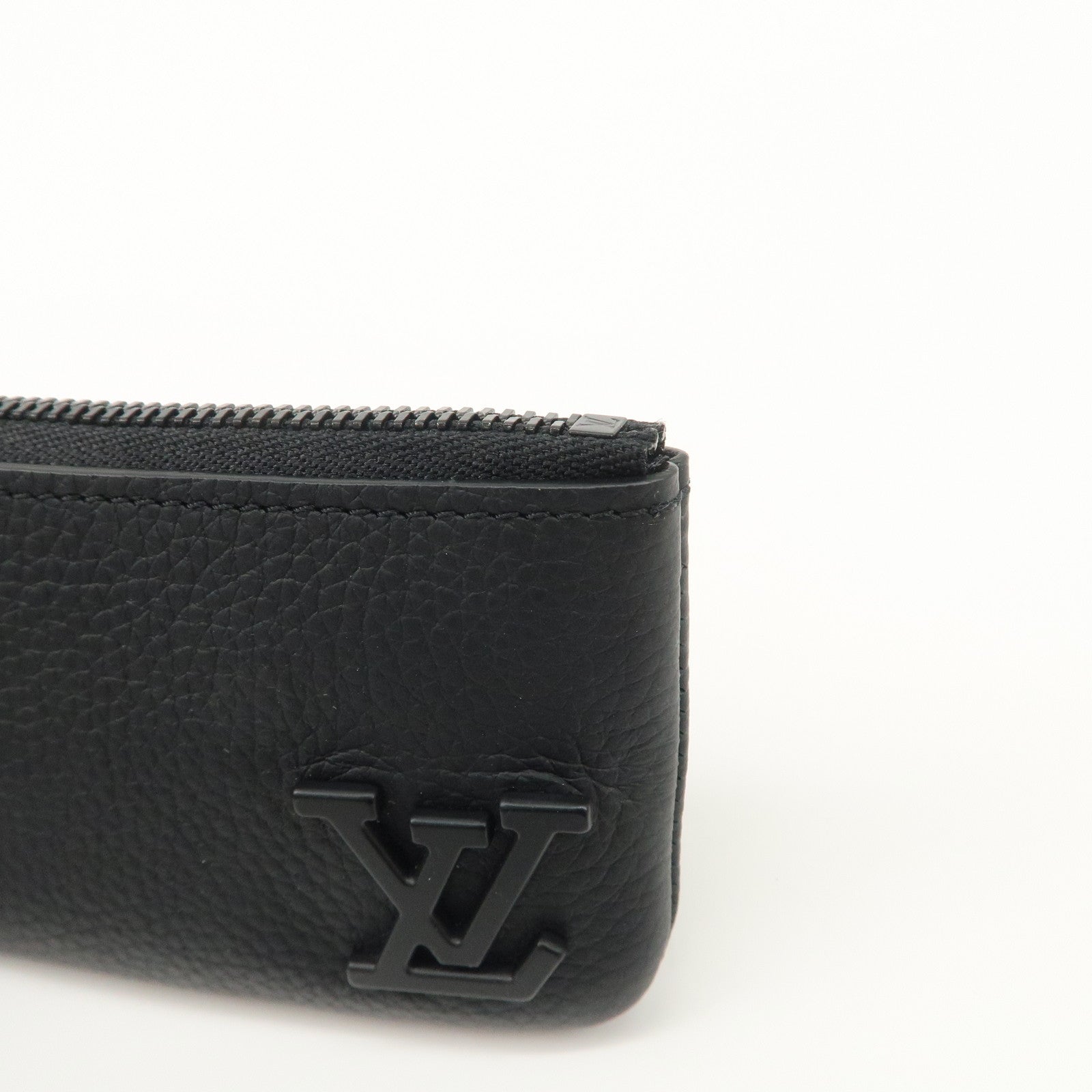Louis Vuitton Aerogram Pochette Cles Coin Case Noir Black M81031 Used