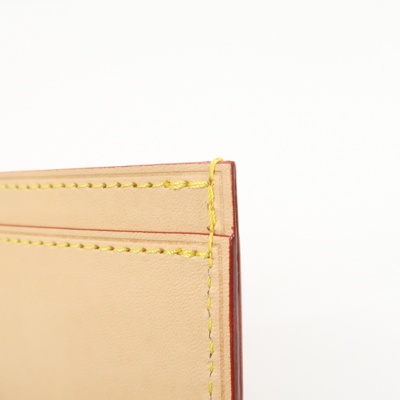Louis Vuitton Nume Leather Card Case Card Holder Natural