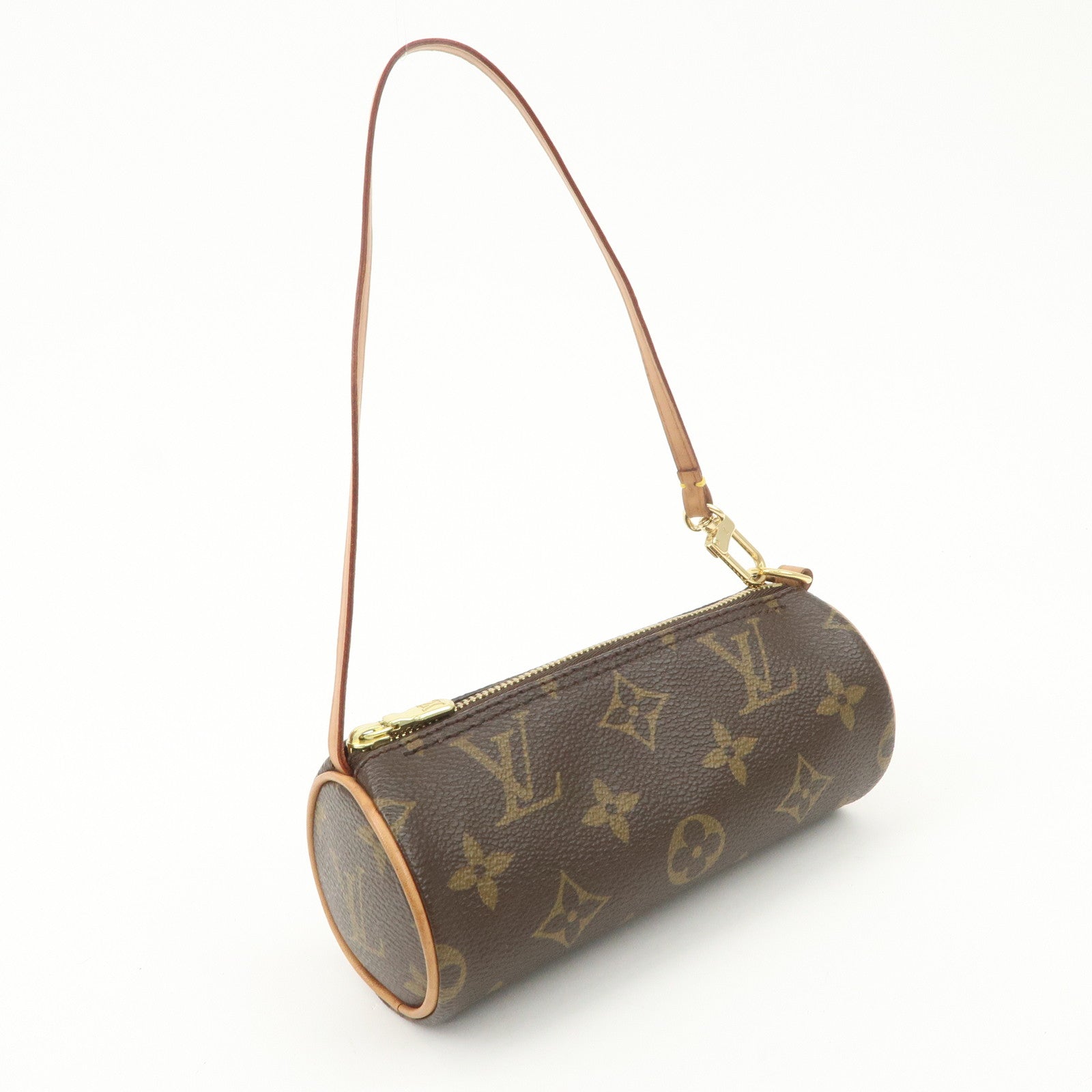 Louis Vuitton Monogram Mini Pouch for Papillon Bag New Style Brown