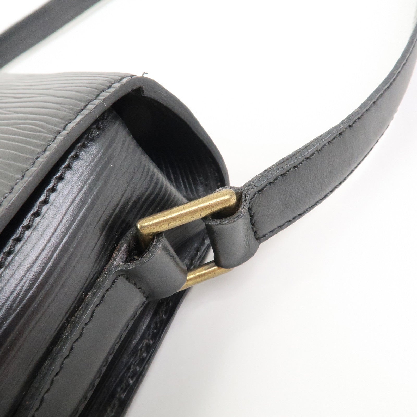 Louis Vuitton Epi Saint Cloud Shoulder Bag Black Noir M52192