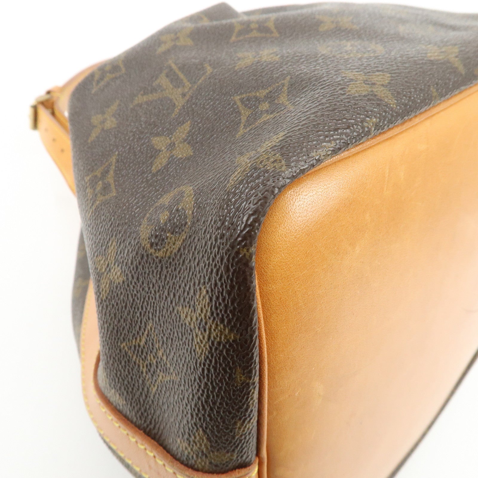 Louis Vuitton Monogram Petit Noe Shoulder Bag Brown M42226
