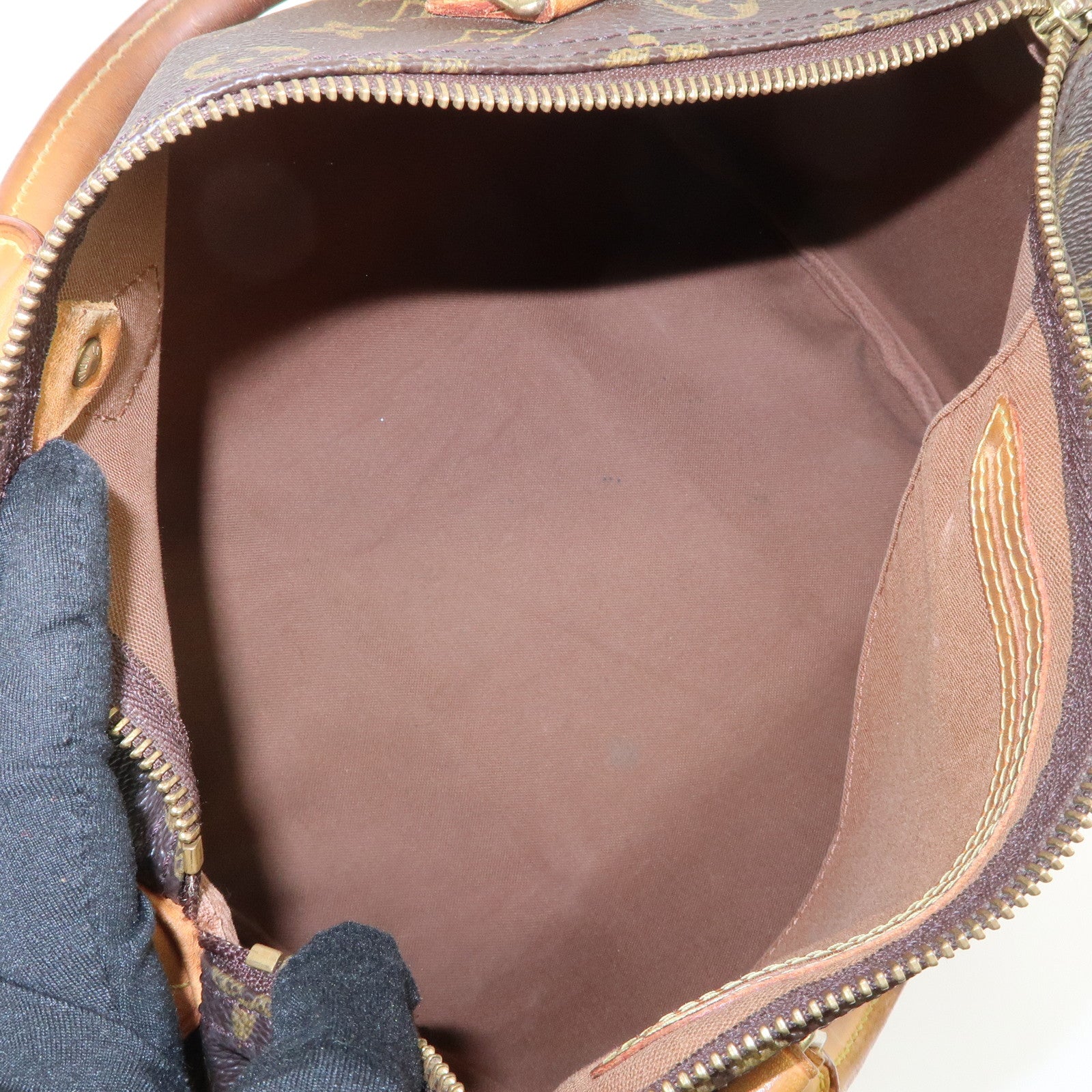 Louis Vuitton Monogram Speedy 30 Boston Bag Hand Bag Brown M41526