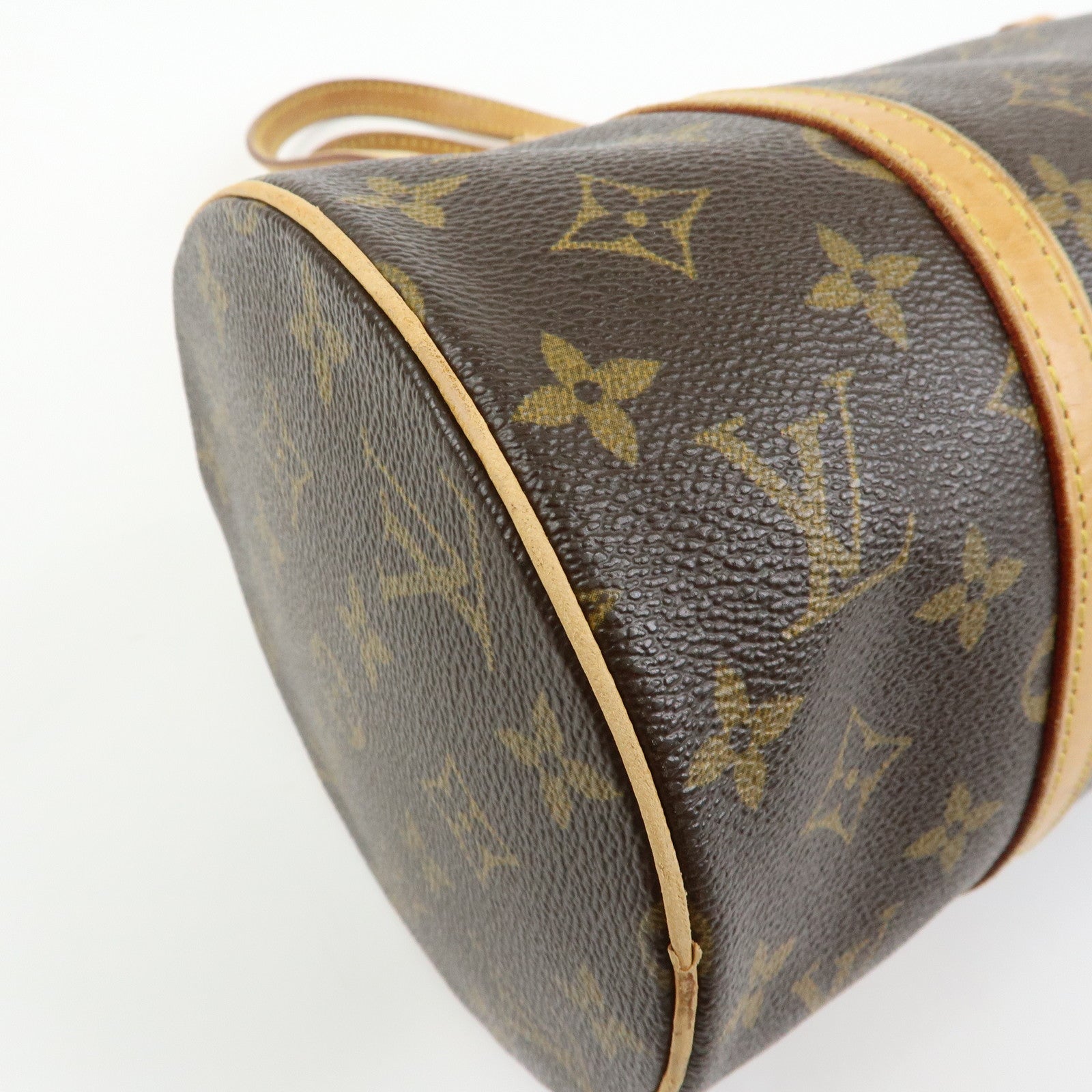 Louis Vuitton Monogram Papillon 30 Hand Bag Brown M51385