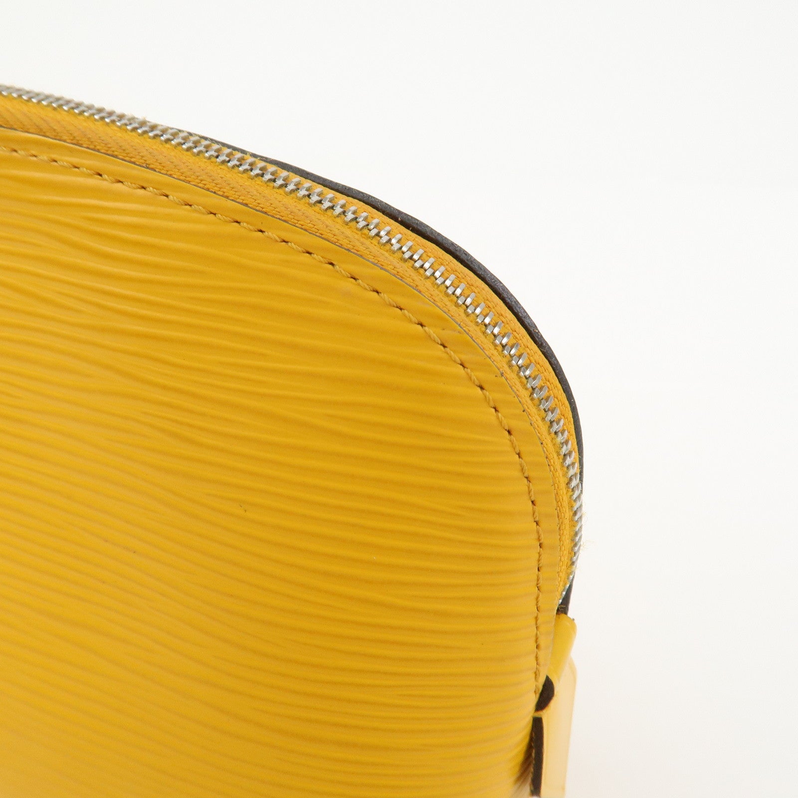 Louis Vuitton Epi Pochette Cosmetic PM Cosmetic Pouch Citron M40639