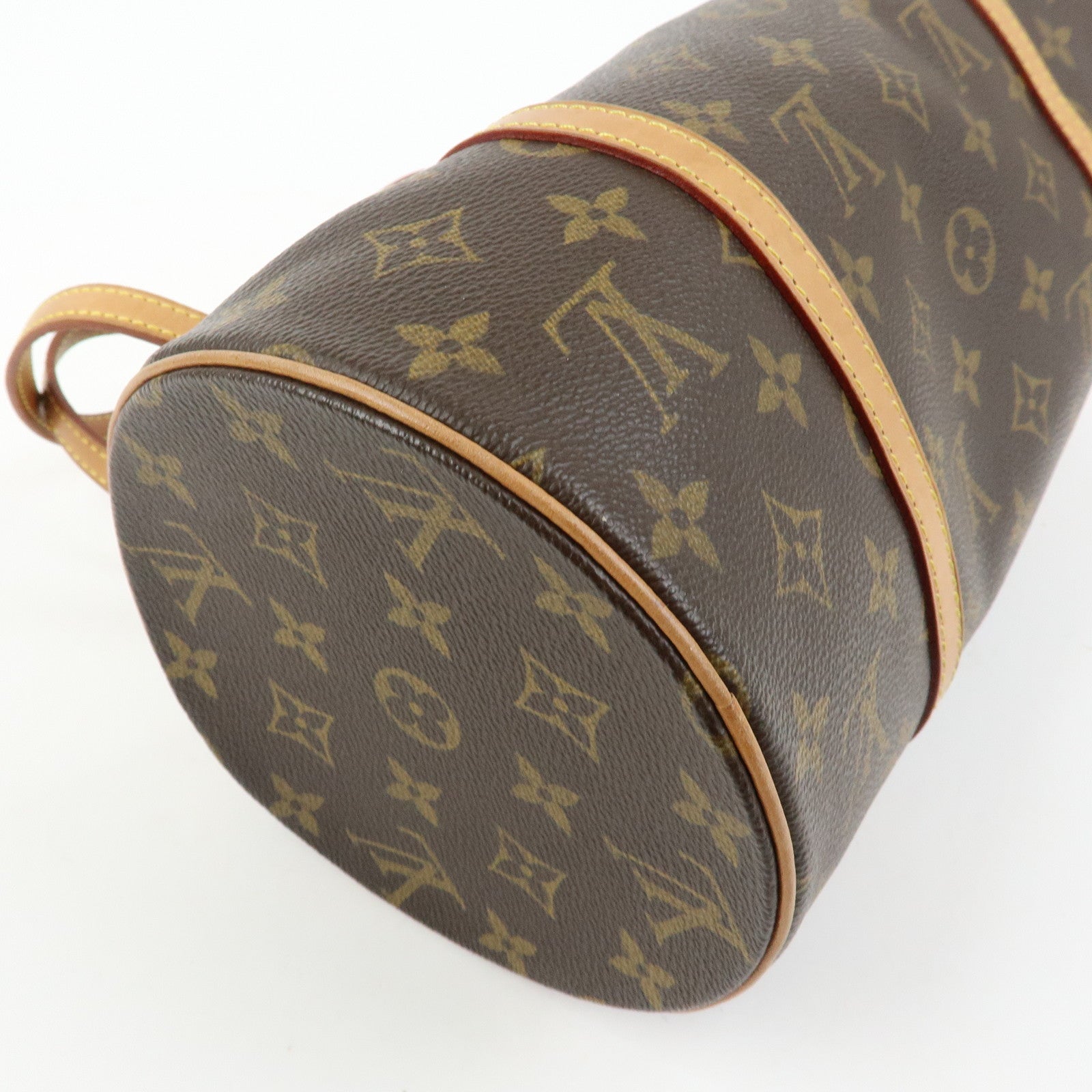 Louis Vuitton Monogram Papillon 30 Hand Bag Brown M51385