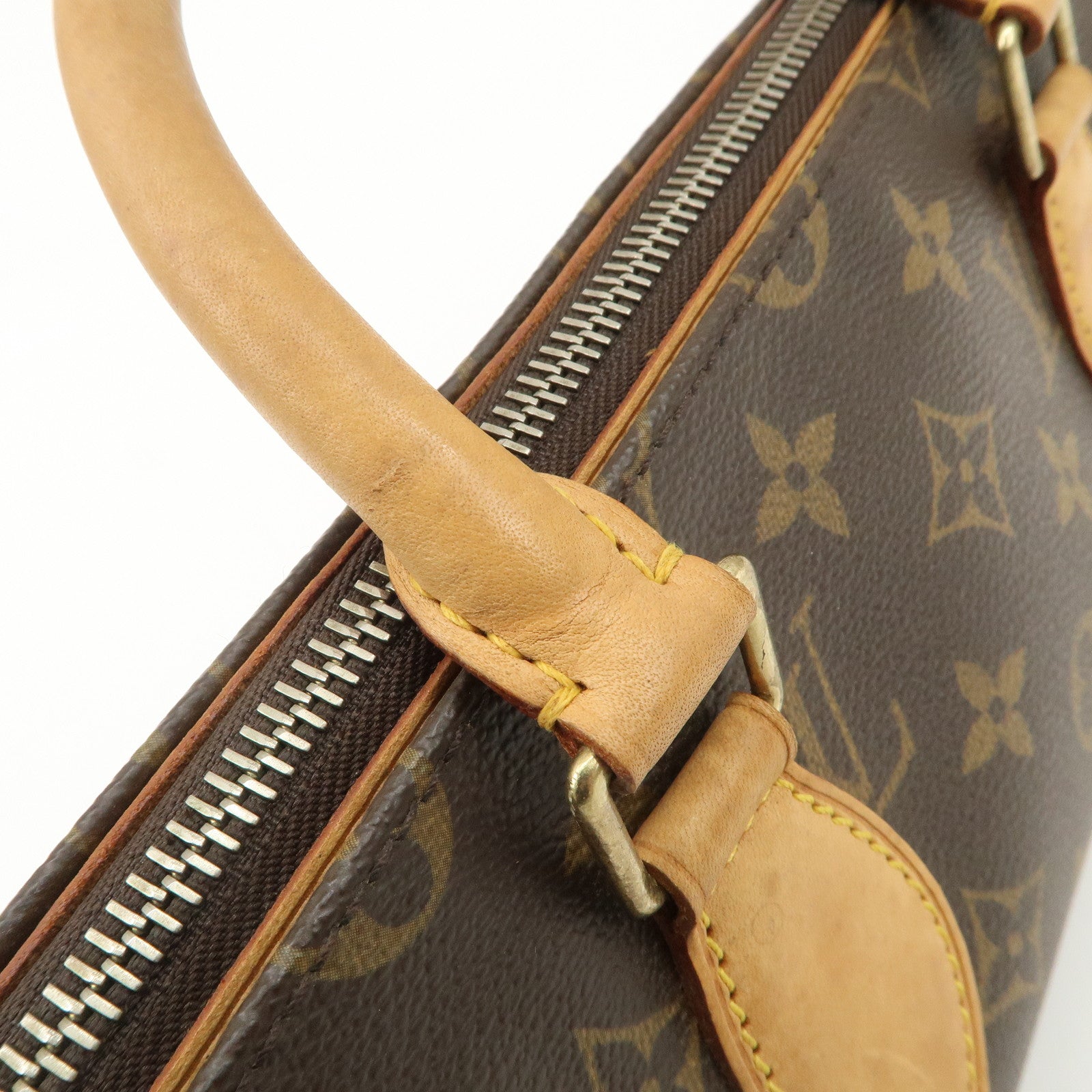 Louis Vuitton Monogram Popincourt Hand Bag Brown M40009 Used