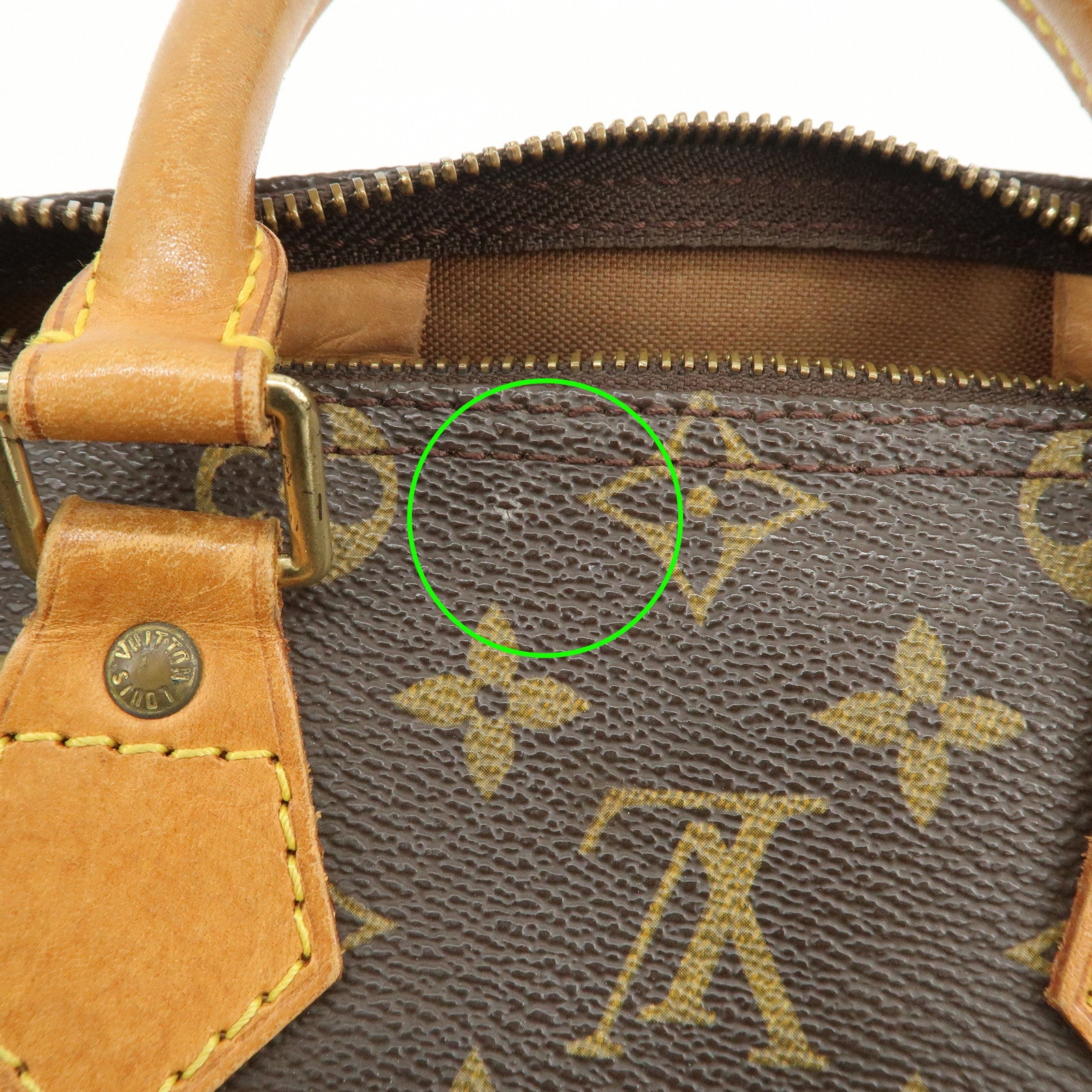 Louis Vuitton Monogram Speedy 25 Boston Bag Hand Bag Brown M41528