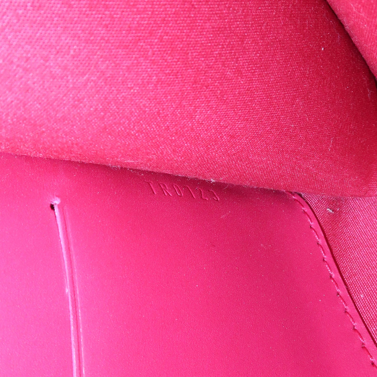 Louis Vuitton Vernis Leather Louise GM Clutch Bag Rose M61317 Used