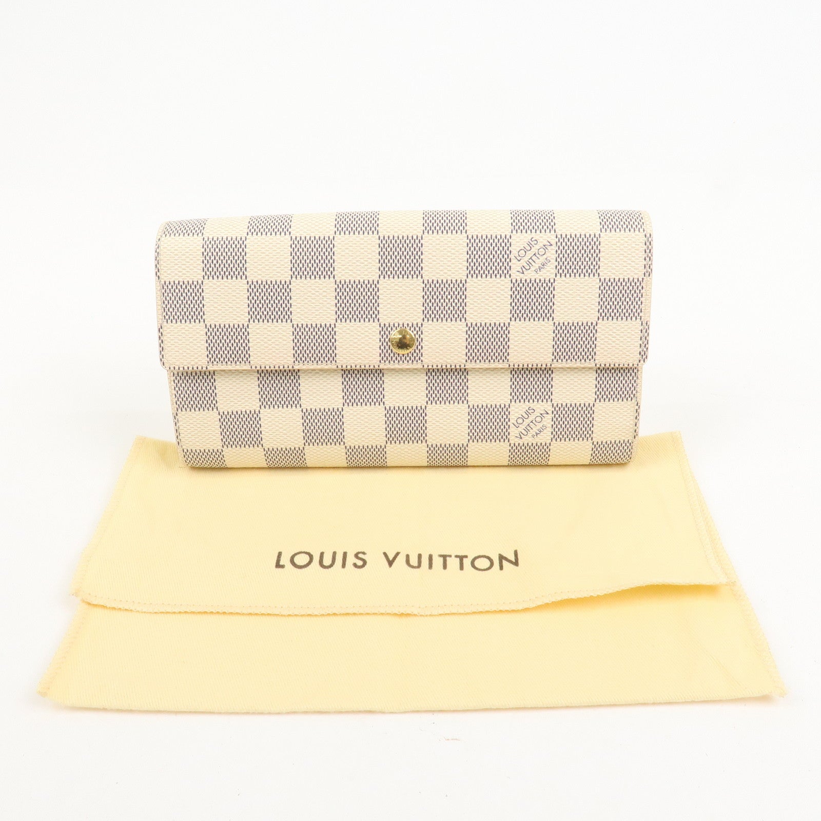 Louis Vuitton Damier Azur Portefeuille Sarah Long Wallet N61735