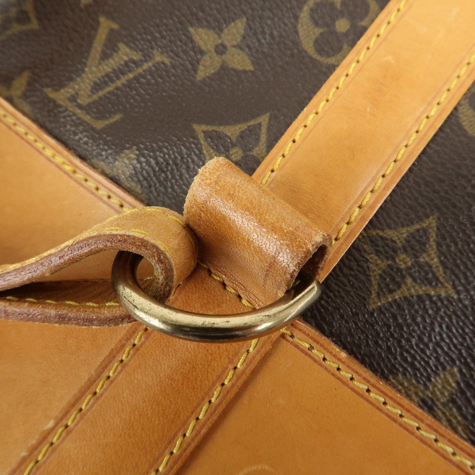 Louis Vuitton Monogram Randonnee GM Shoulder Bag Brown M42244