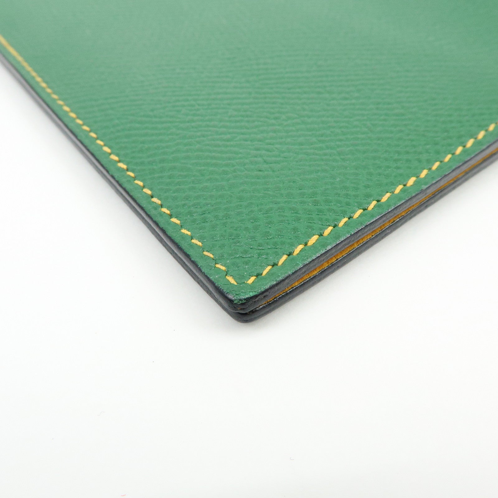 HERMES Veau Epsom Agenda GM Planner Cover □A Stamped Green