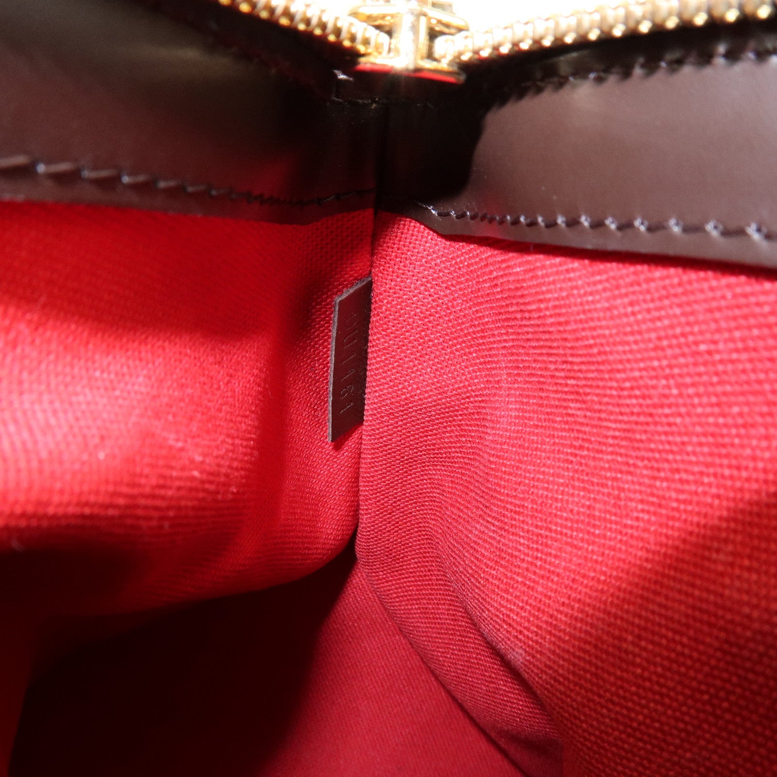 Louis Vuitton Damier Ebene Verona PM Hand Bag Brown