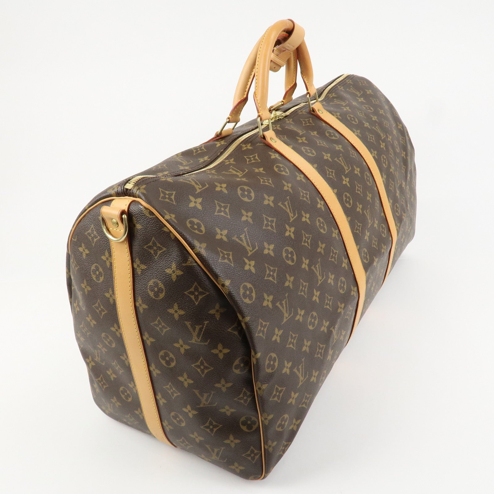 Louis Vuitton Monogram Keep All Bandouliere 60 Boston Bag M41412