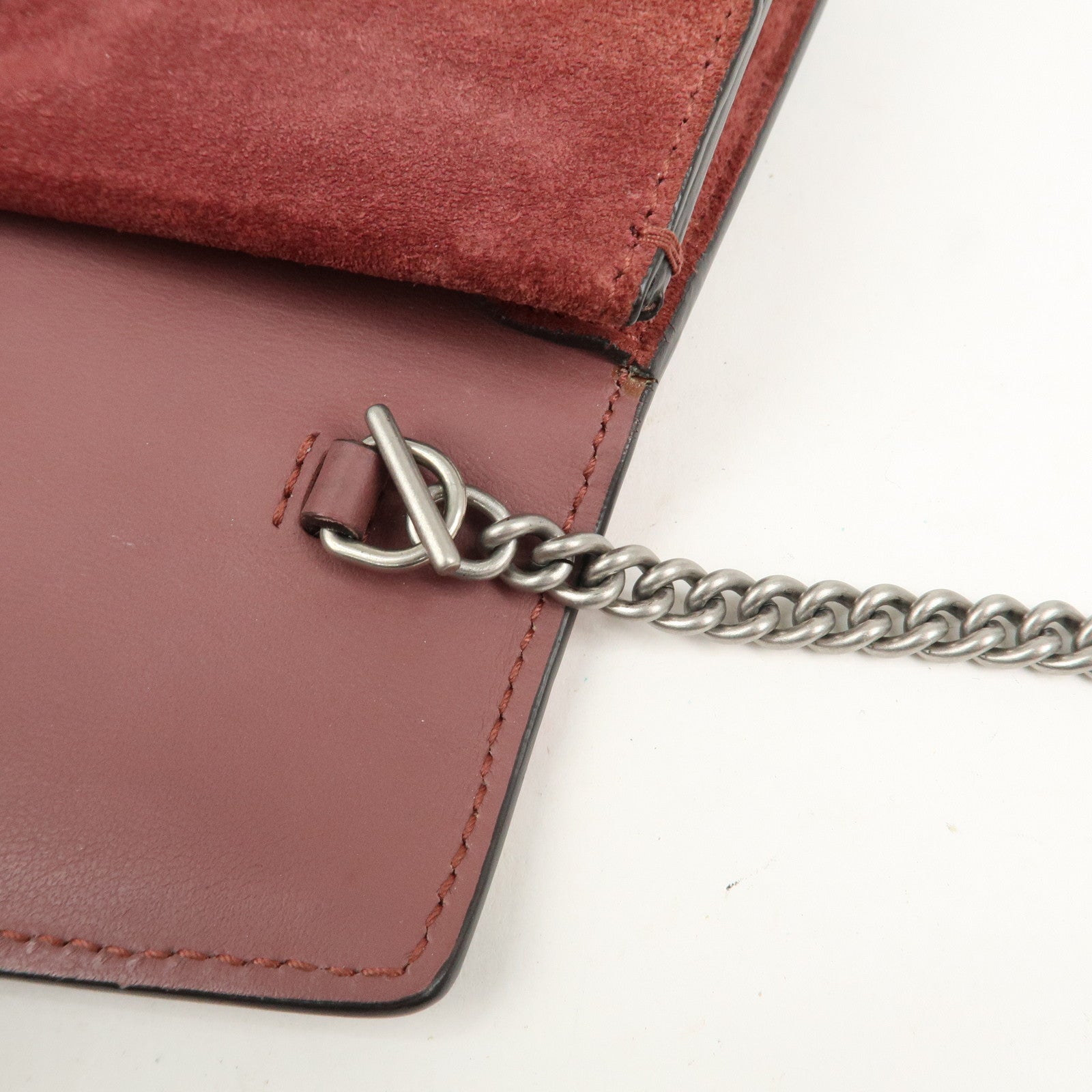 GUCCI Dionysus GG Supreme Mini Chain Shoulder Bag Beige Pink 476432