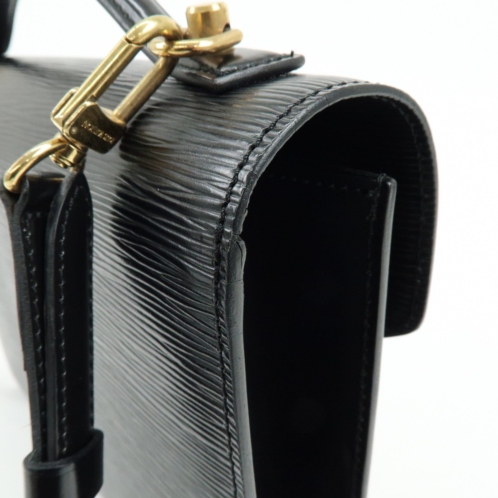 Louis Vuitton Epi Monceau 2Way Shoulder Bag Hand Bag Noir M52122