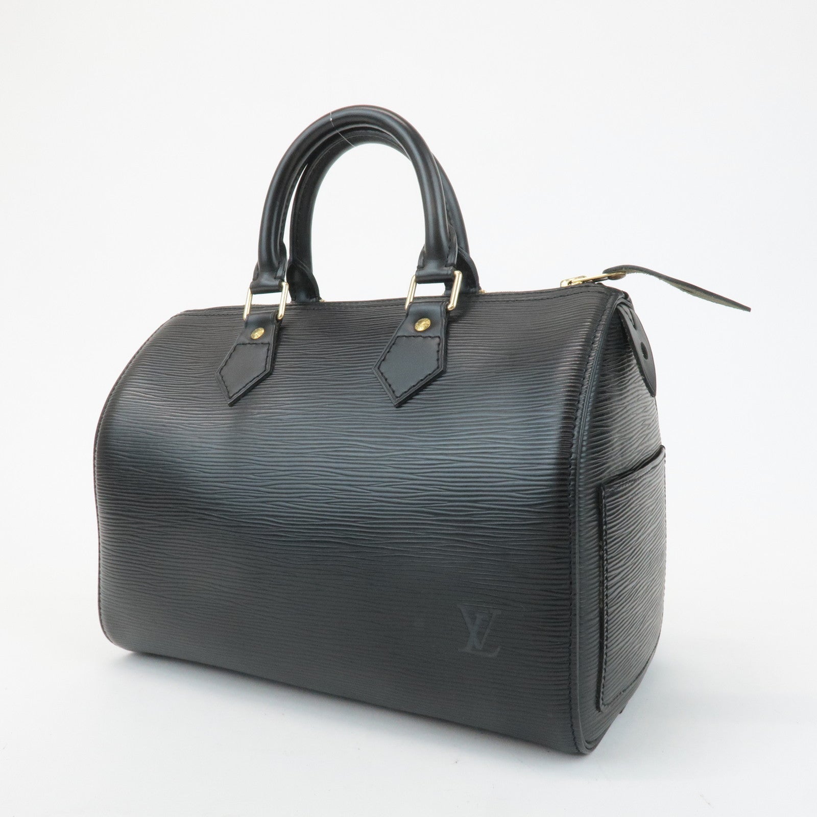 Louis Vuitton Epi Speedy 25 Boston Bag Hand Bag Noir M43012 Used