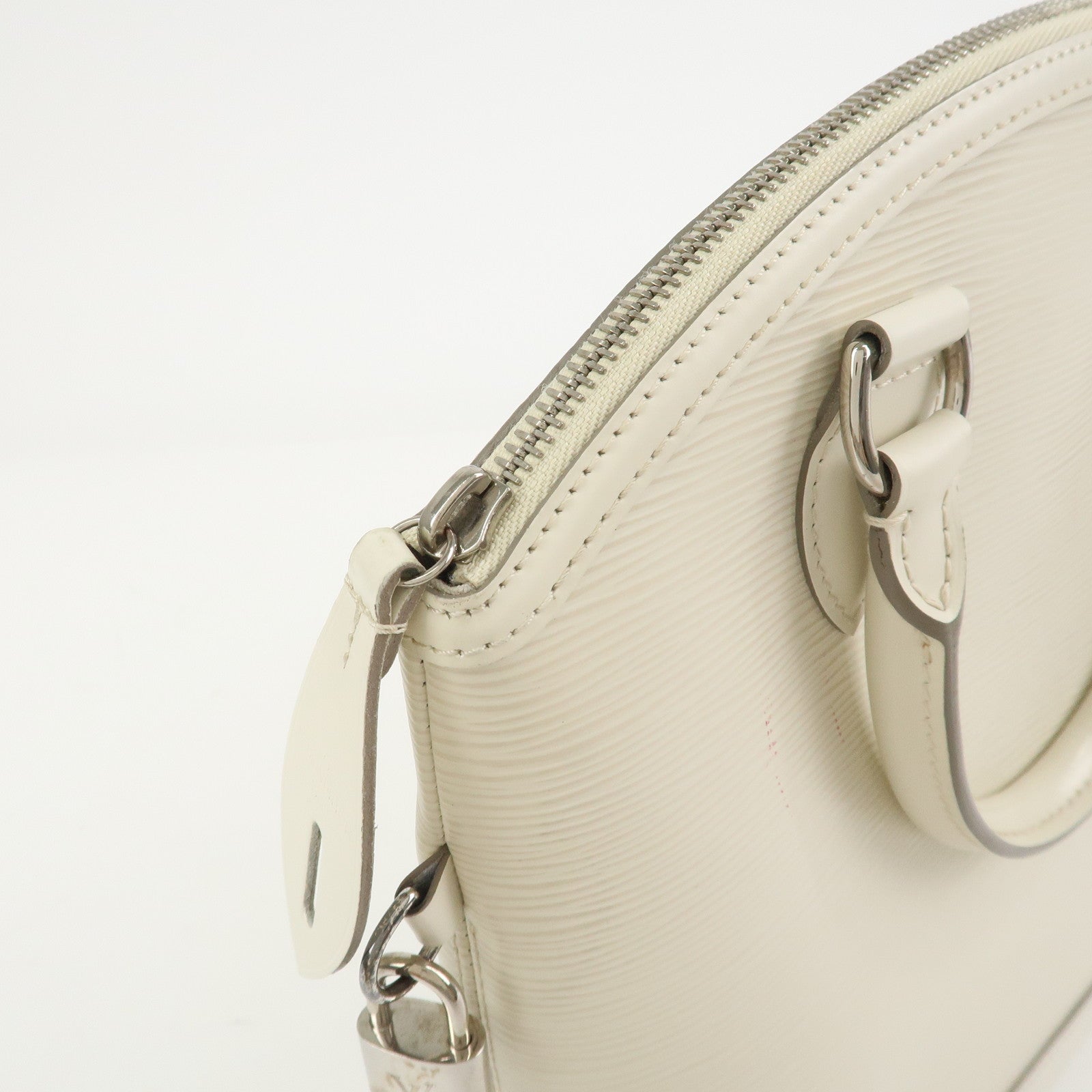Louis Vuitton Epi Lockit Hand Bag Tote Bag Ivoire White M4229J